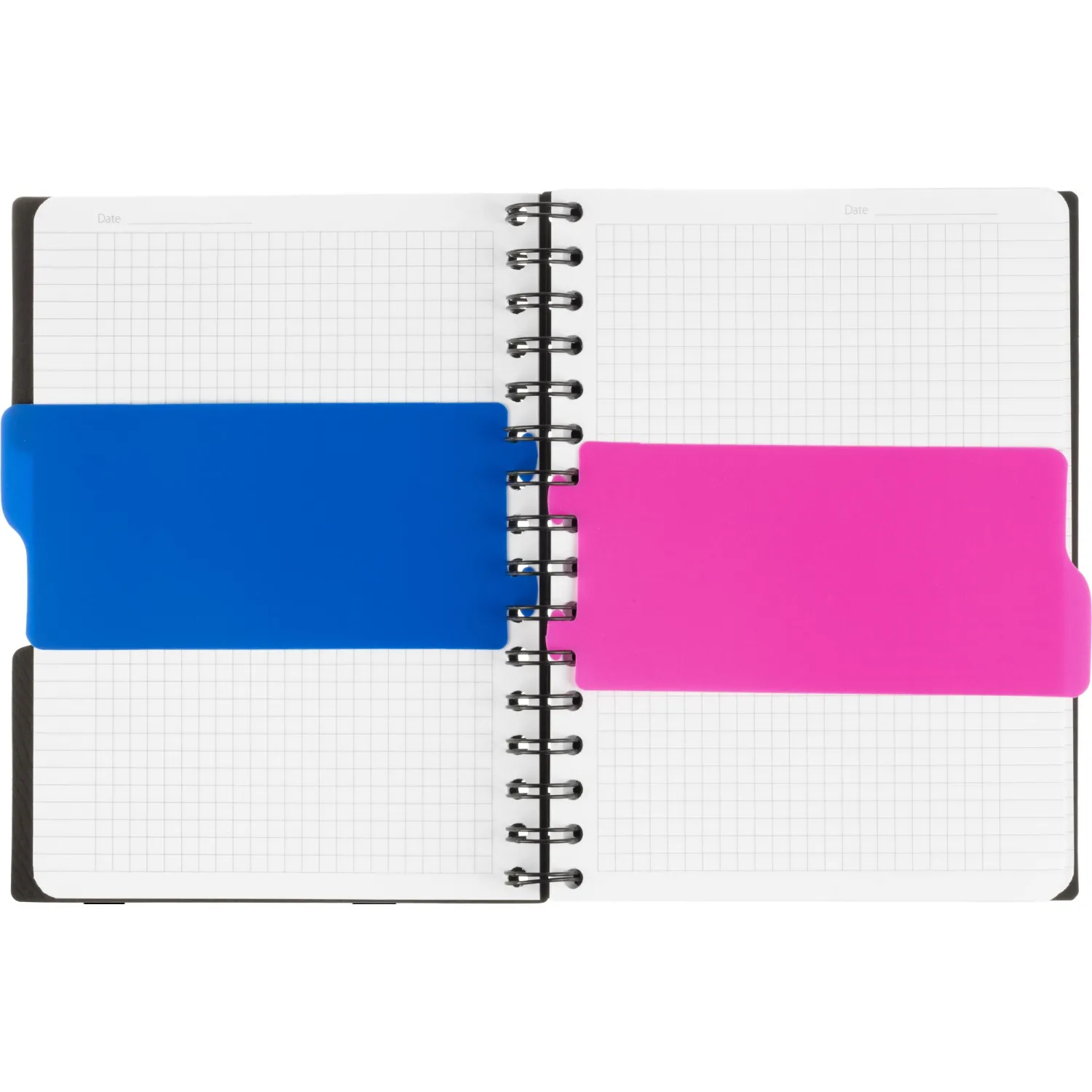 Бизнес-тетрадь А5,140л,кл,спир,пласт.обл,2разд Attache DIGITAL черн 876748 - фото 7