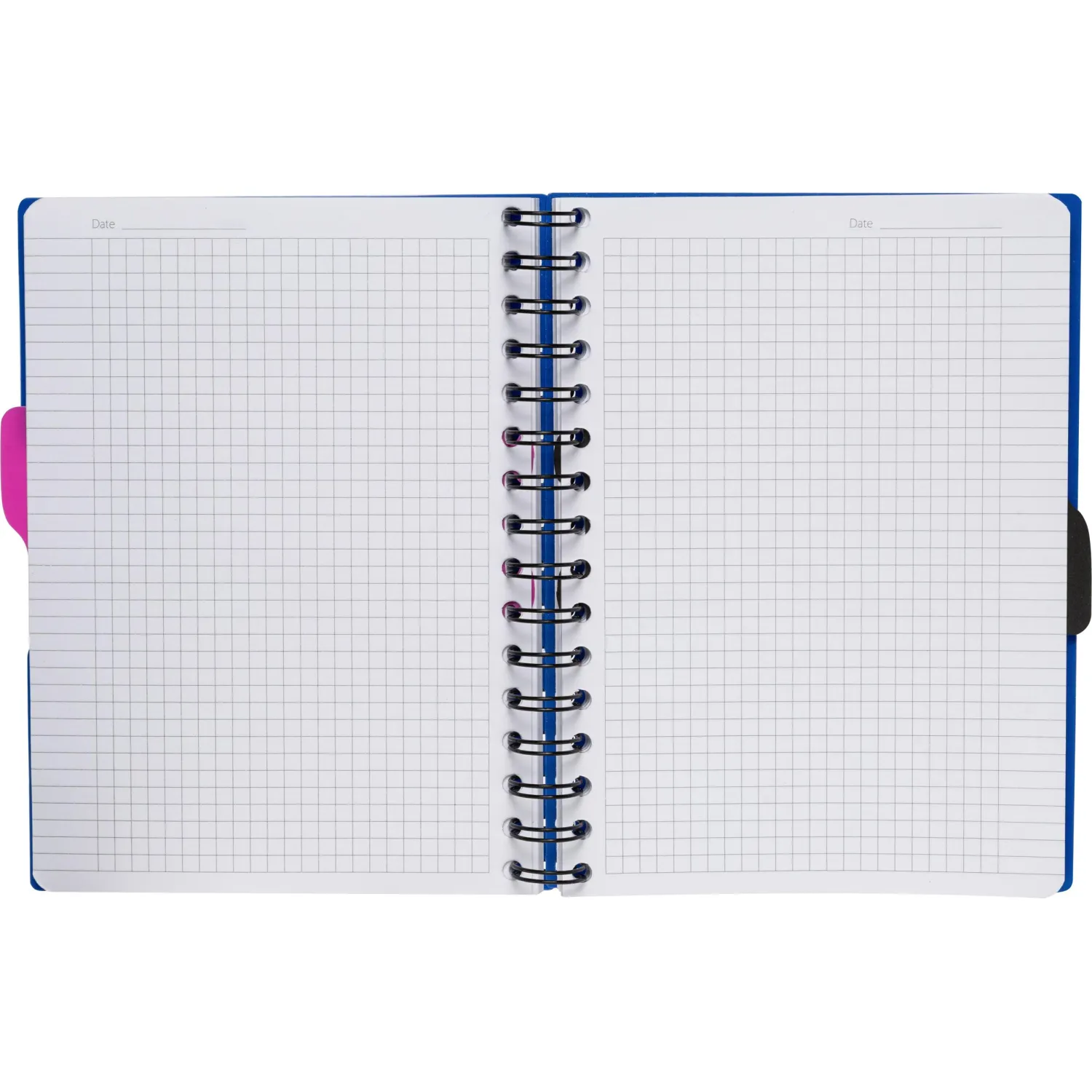 Бизнес-тетрадь А5,140л,кл,спир,пласт.обл,2разд Attache DIGITAL синий 876750 - фото 6