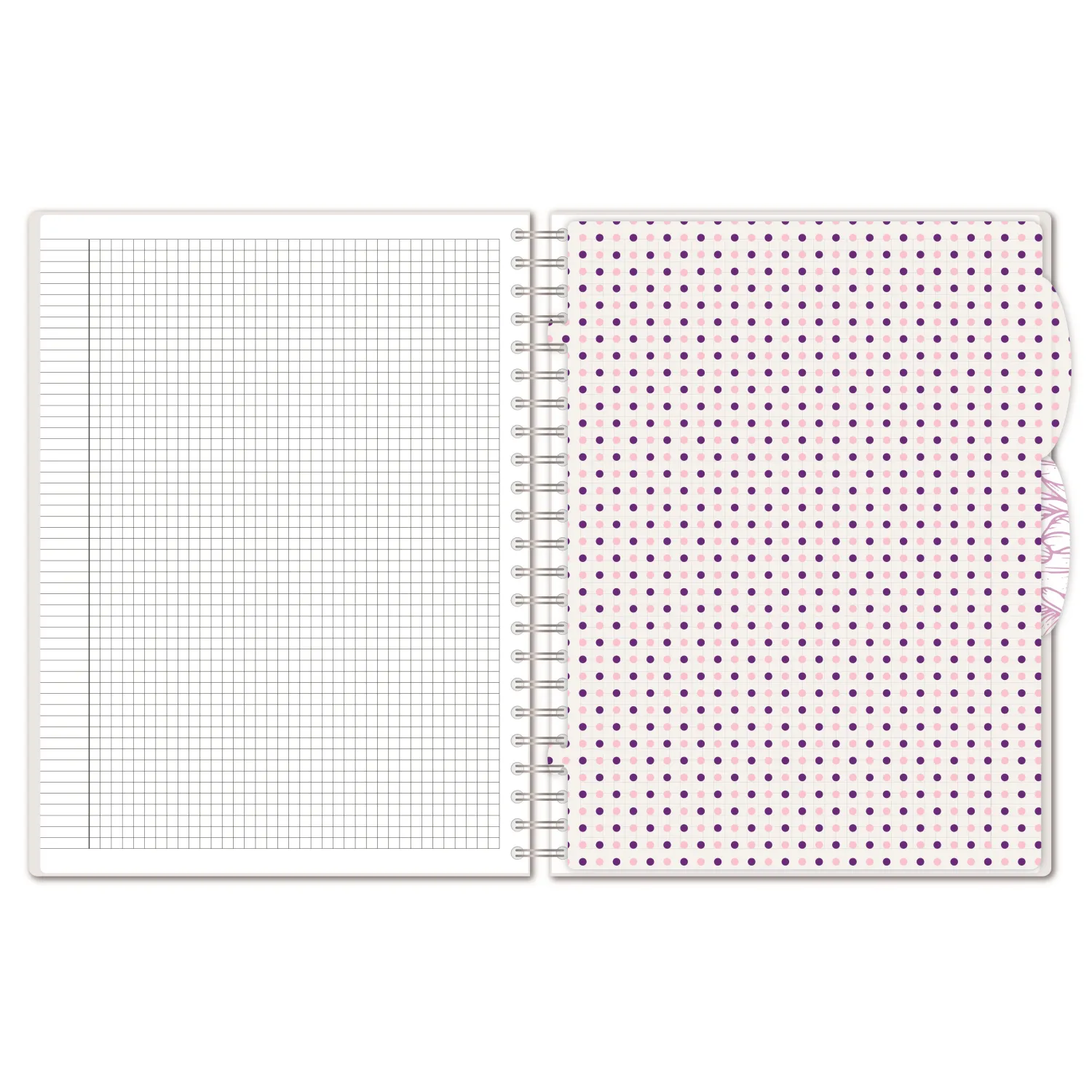 Бизнес-тетрадь А4,140л,кл,спир.пласт Attache Selection Flower Dreams 876751 - фото 2