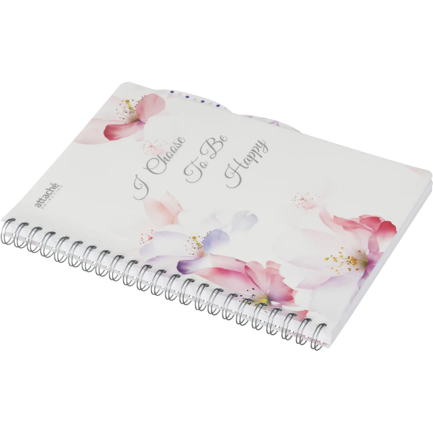 Бизнес-тетрадь А4,140л,кл,спир.пласт Attache Selection Flower Dreams 876751 - фото 4