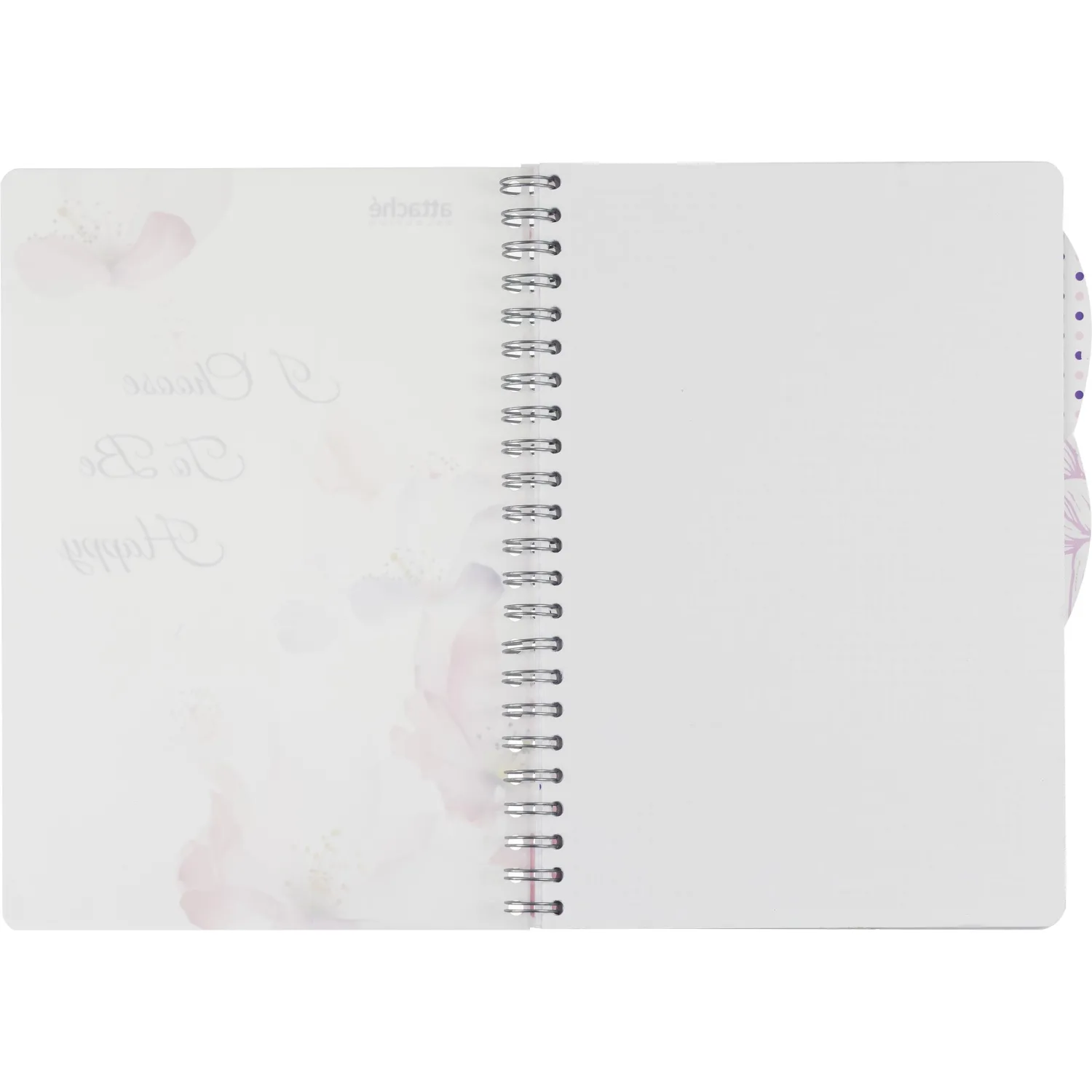 Бизнес-тетрадь А4,140л,кл,спир.пласт Attache Selection Flower Dreams 876751 - фото 5