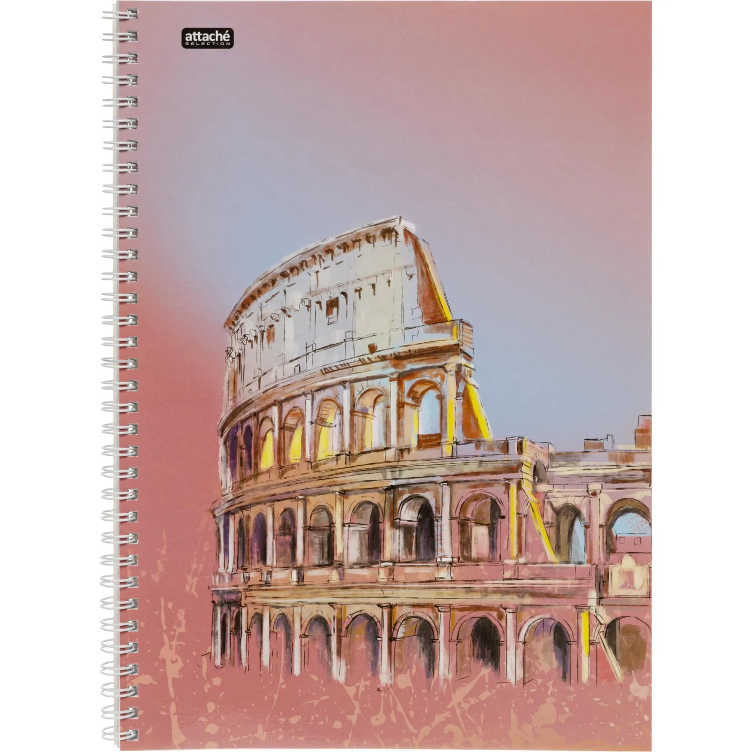 Бизнес-тетрадь А4,96л,кл,греб,ламин.обл. Attache Selection Travel Italy - фото 1