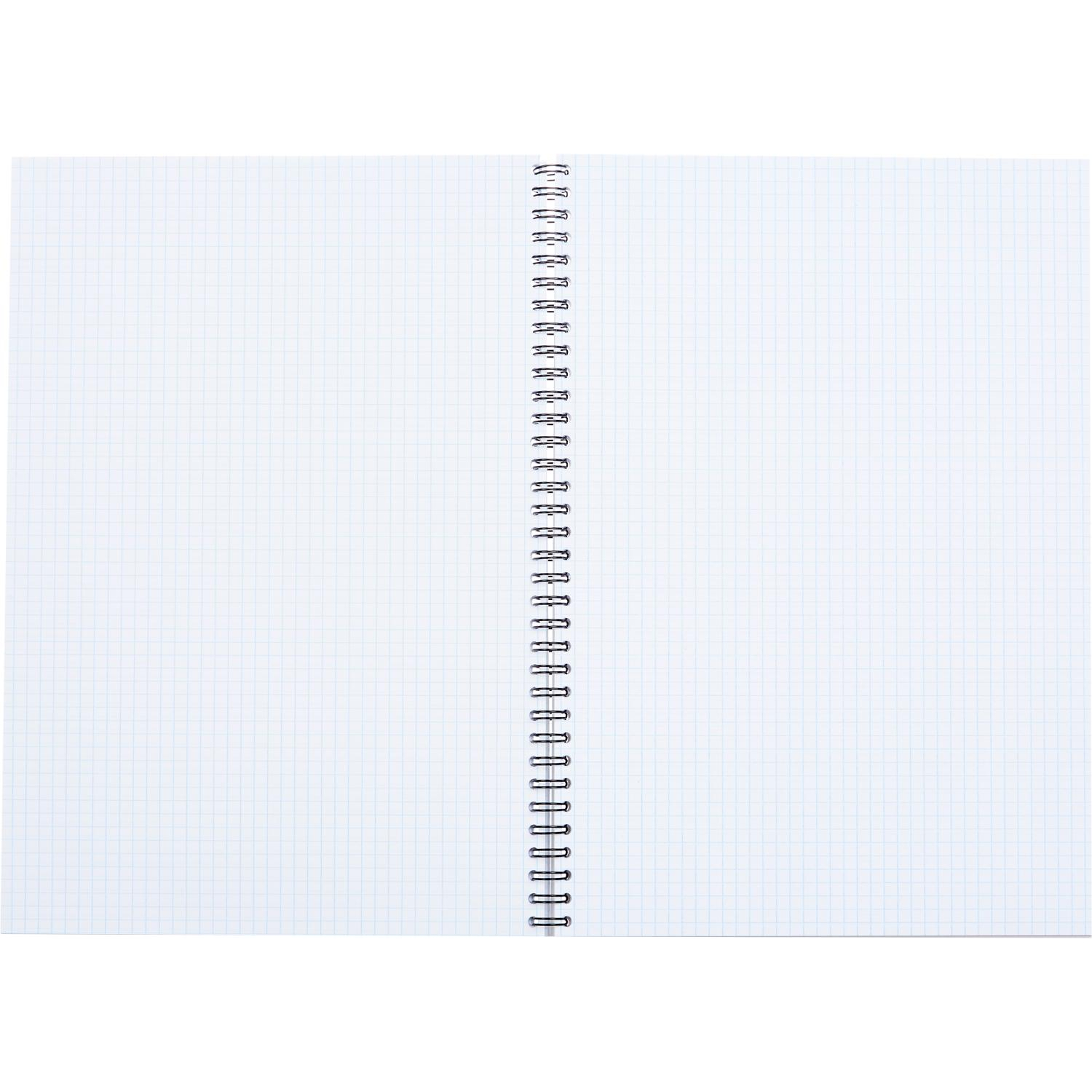 Бизнес-тетрадь А4,96л,кл,греб,ламин.обл. Attache Selection Fluid Фиолетовый - фото 2