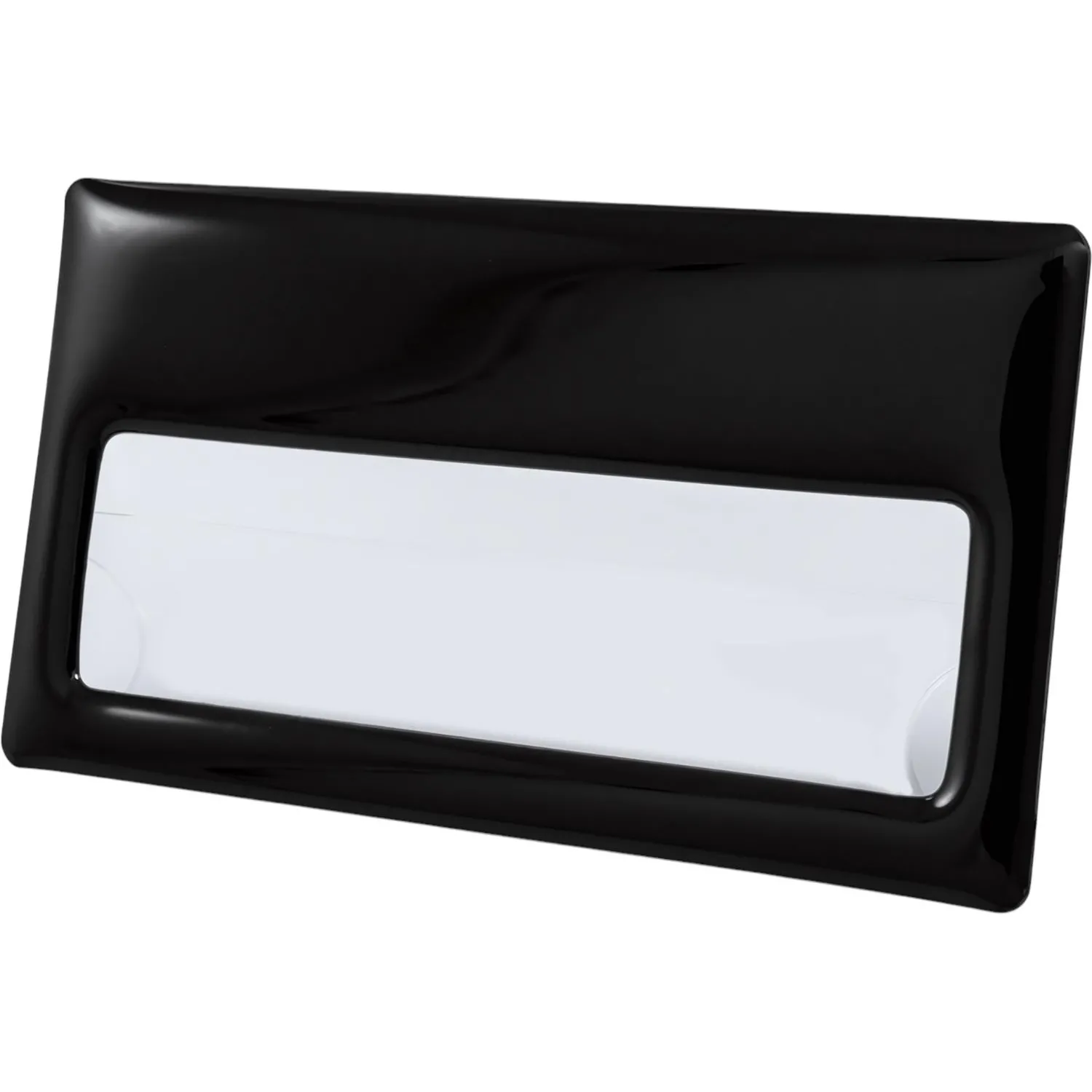 Бейдж с окном для сменной информации,  размер  70x40 мм, черный, на магните - фото 3