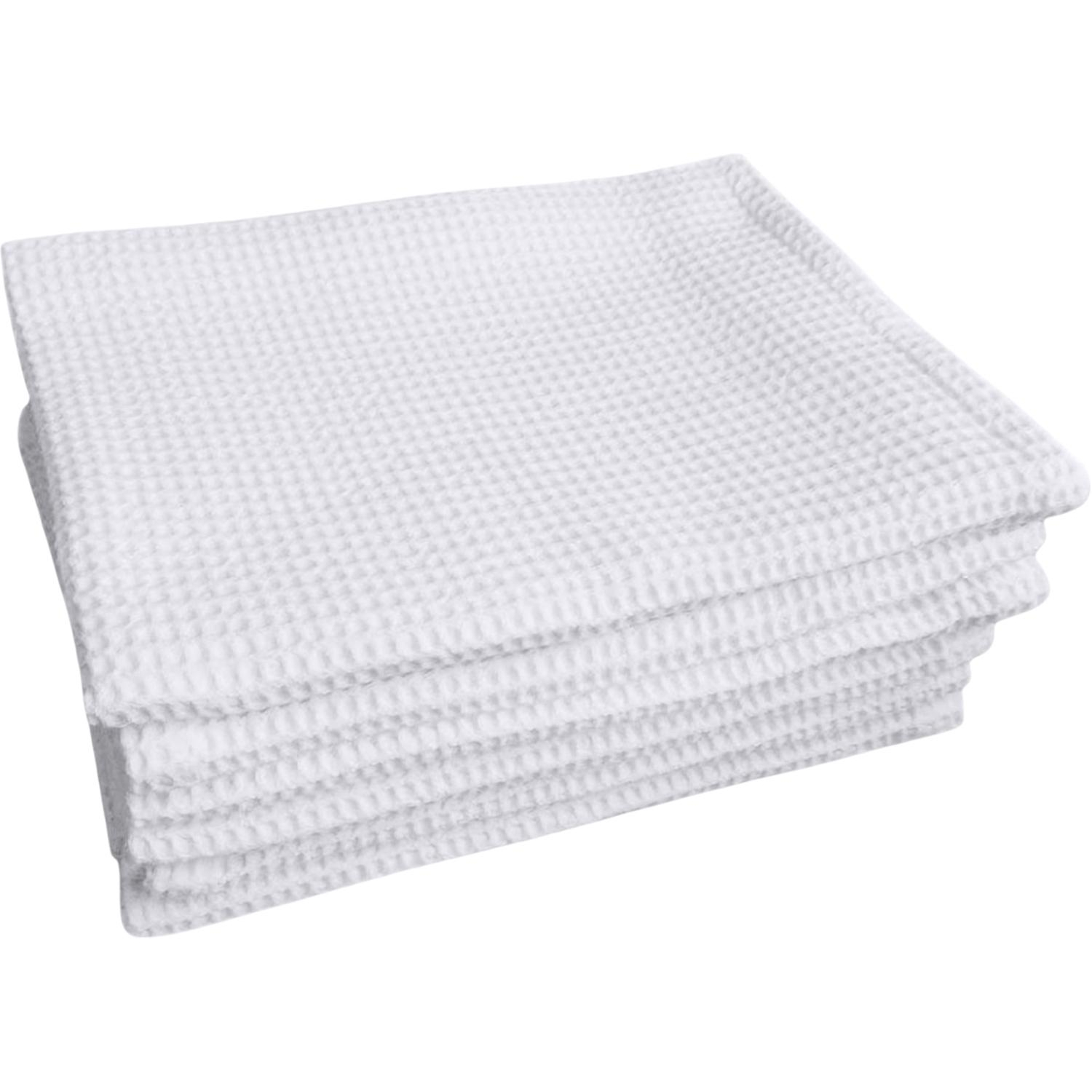 Полотенце вафельное 35х80 плотн.120гр/м2, отбелен., 10шт Полотенце вафельное 35х80 плотн.120гр/м2, отбелен., 10шт - фото 1