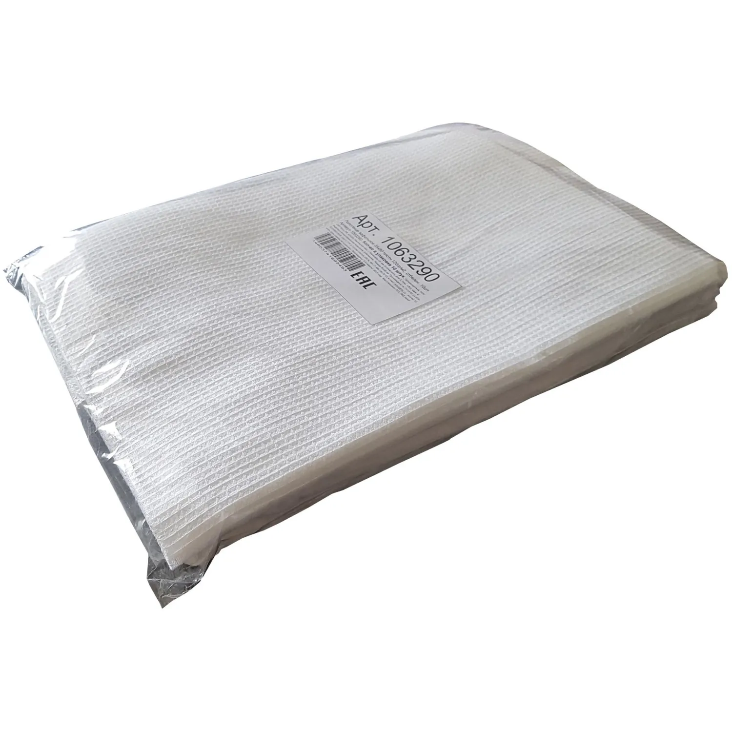 Полотенце вафельное 35х80 плотн.120гр/м2, отбелен., 10шт Полотенце вафельное 35х80 плотн.120гр/м2, отбелен., 10шт - фото 3