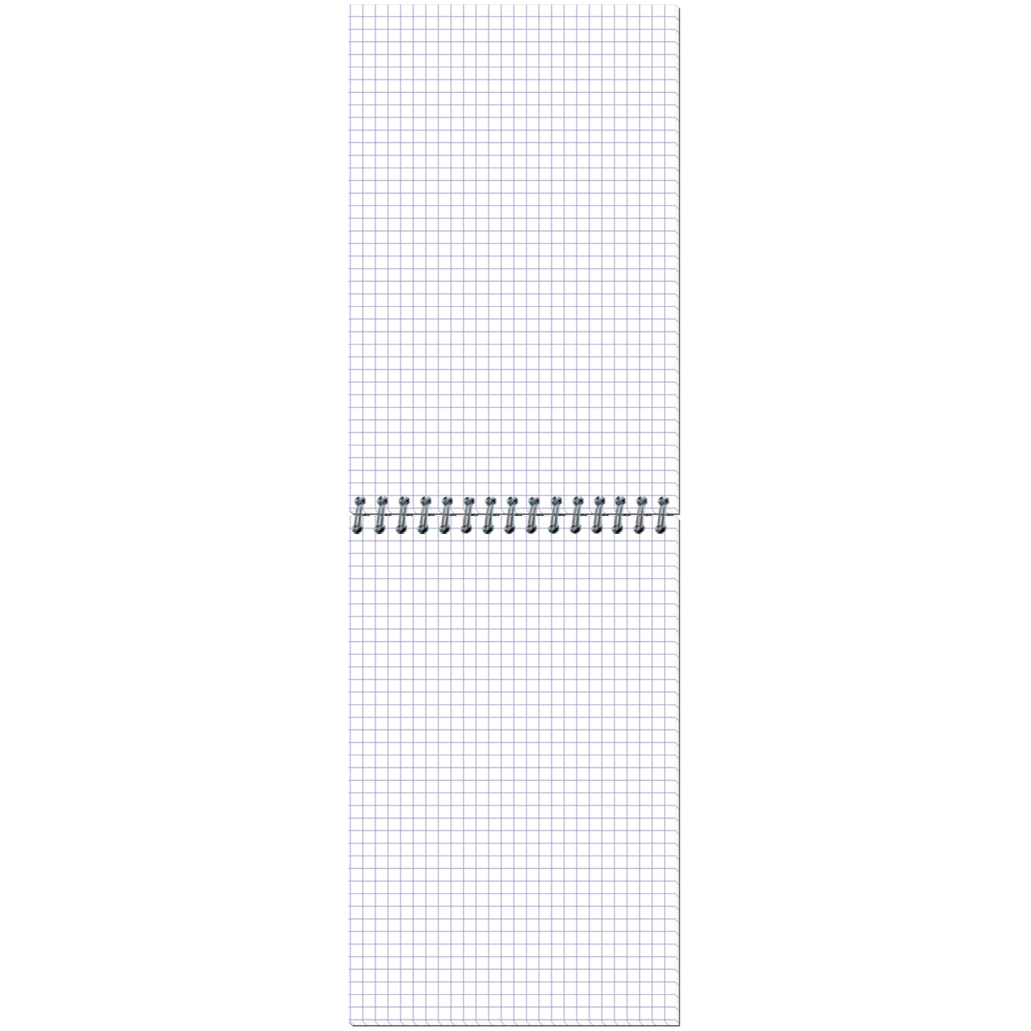 Блокнот МИКРОВЕЛЬВЕТ- А5 50л. спираль, синий, клетка 40шт - фото 2