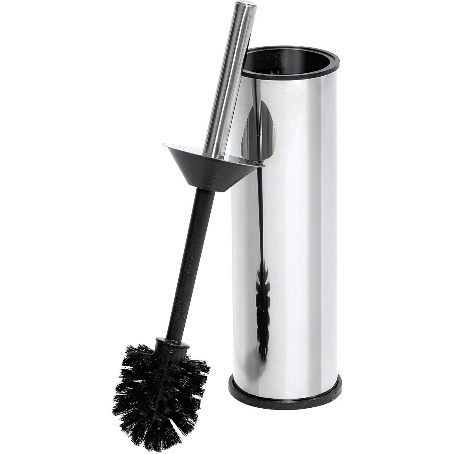 Ершик для унитаза Luscan закрытый с подст.,нерж. с Ершик для унитаза Luscan закрытый с подст.,нерж. с - фото 2