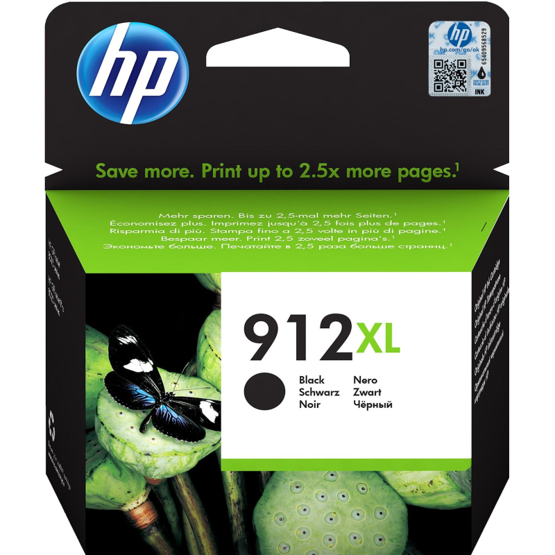 Картридж струйный HP 912XL 3YL84AE чер. пов. емк. для OfficeJet 801x/802x - фото 1