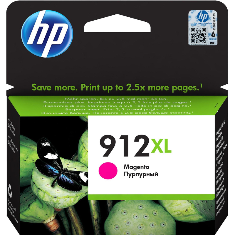 Картридж струйный HP 912XL 3YL82AE пур. пов. емк. для OfficeJet 801x/802x - фото 1