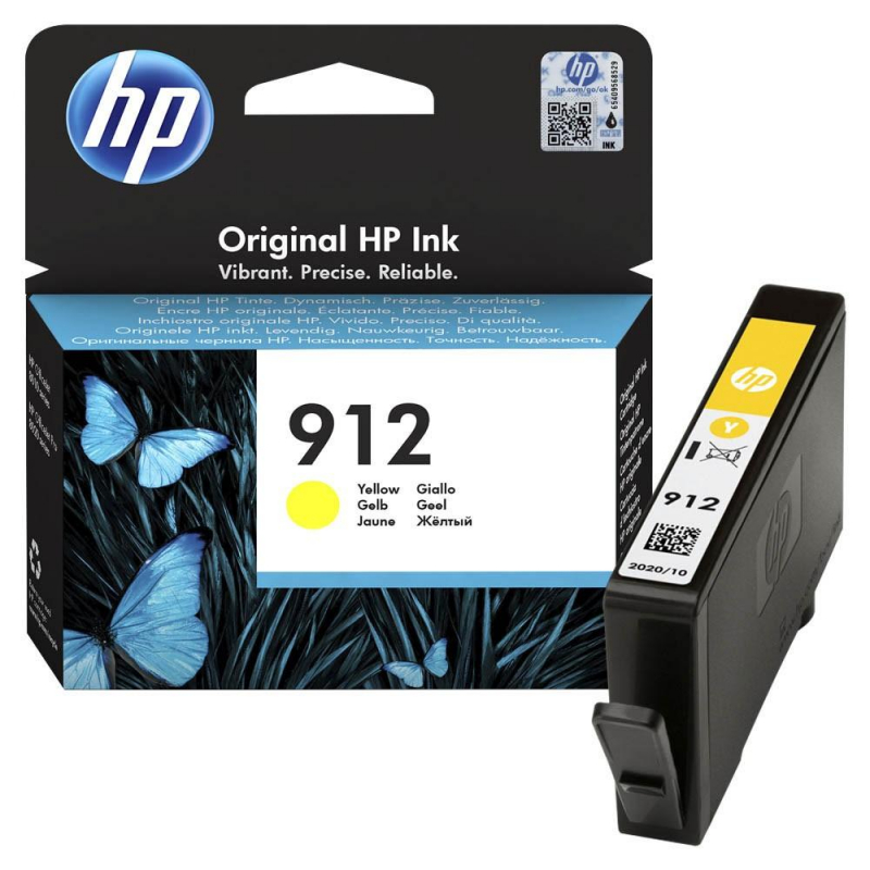 Картридж струйный HP 912 3YL79AE жел. для OfficeJet 801x/802x - фото 3
