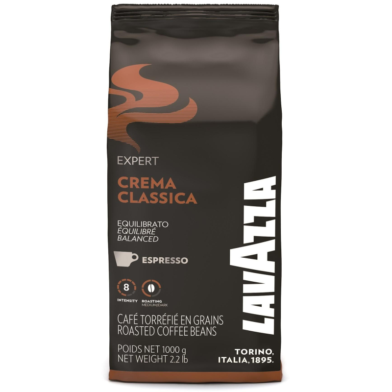 Кофе Lavazza Crema Classica Expert в зернах, 1кг - фото 1