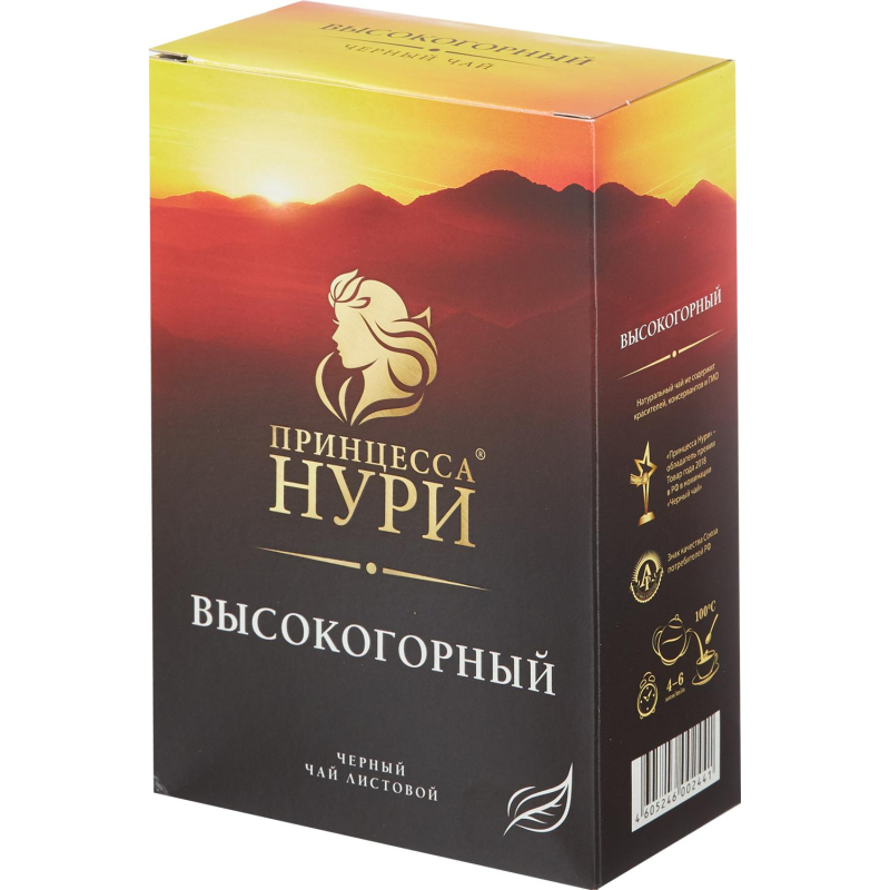 Чай Принцесса НУРИ Высокогорный 100г.чай лист.черн.,420995 - фото 1