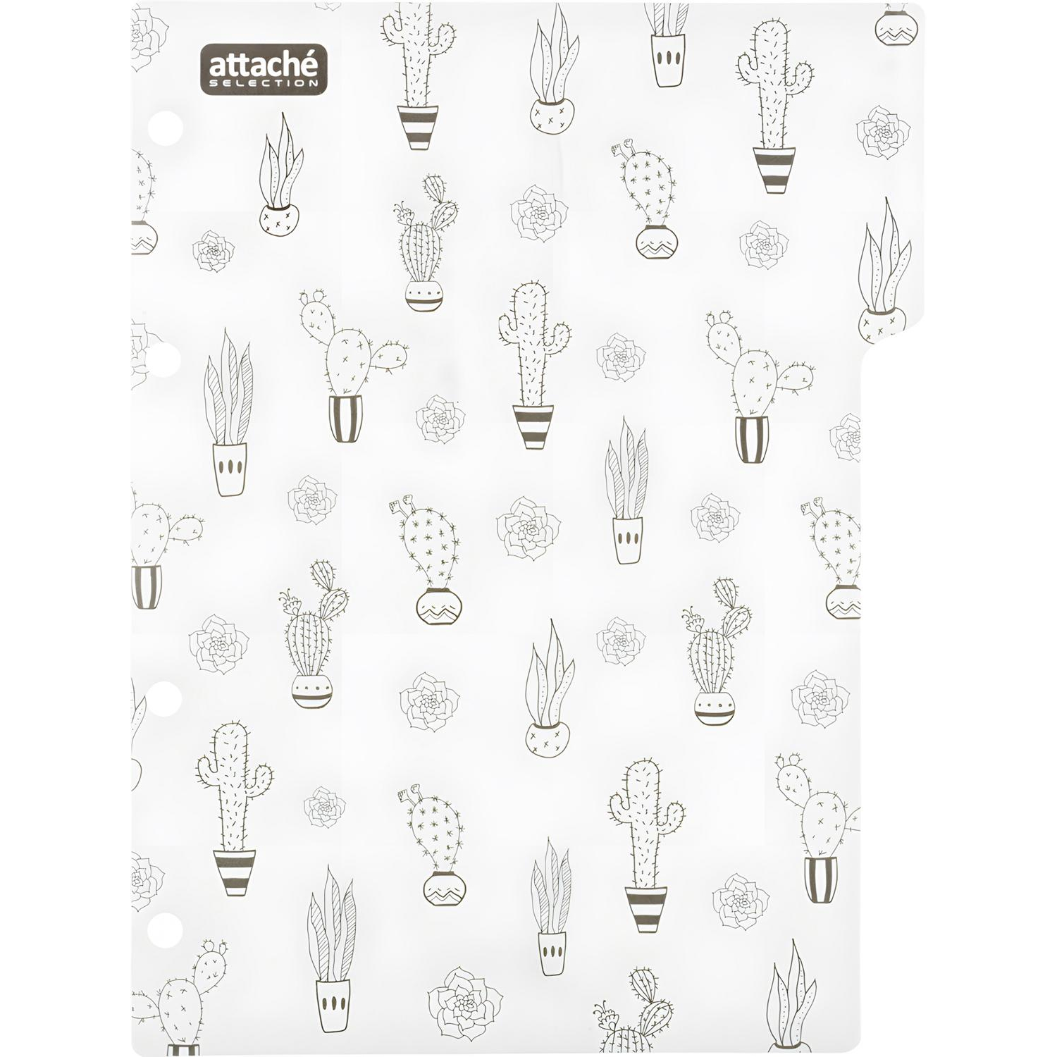 Разделитель листов пласт А5 Attache Selection Llamas чер-бел, 3шт/уп, в асс - фото 2