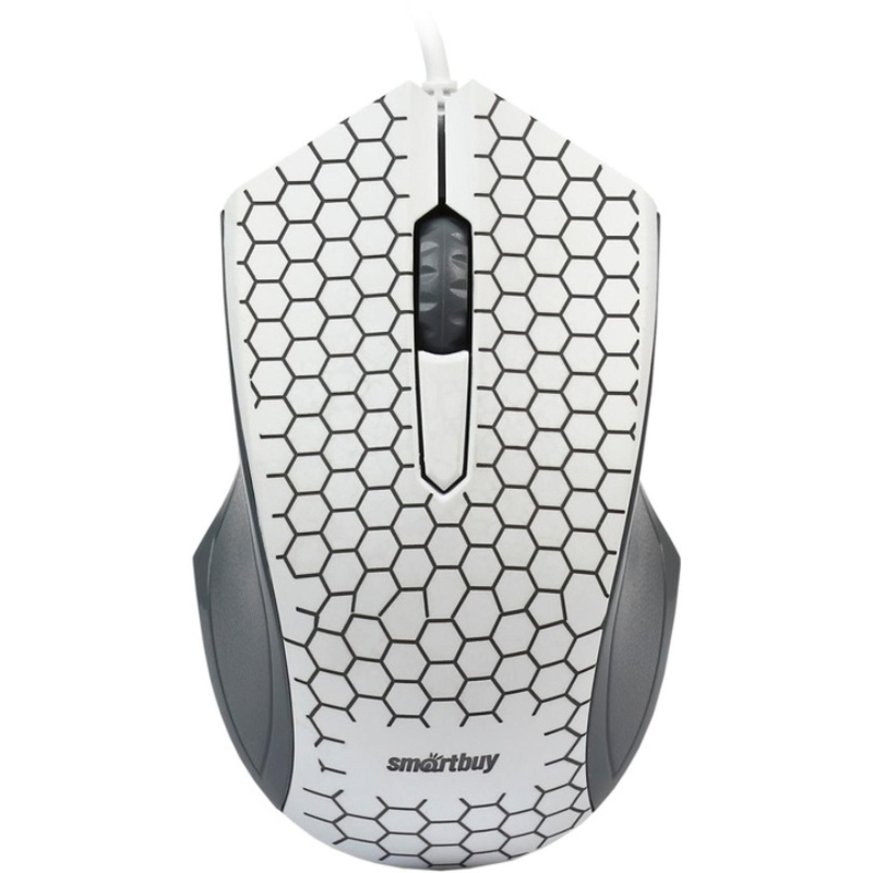 Мышь компьютерная Smartbuy ONE 334 белая (SBM-334-W) - фото 1