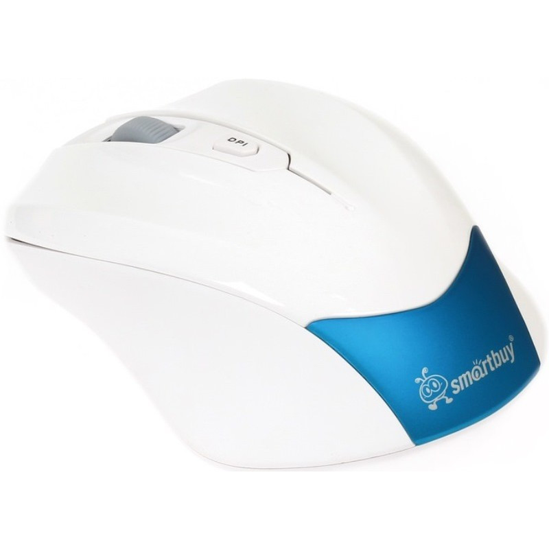 Мышь компьютерная Smartbuy 356AG белая/голубая (SBM-356AG-BW) - фото 3