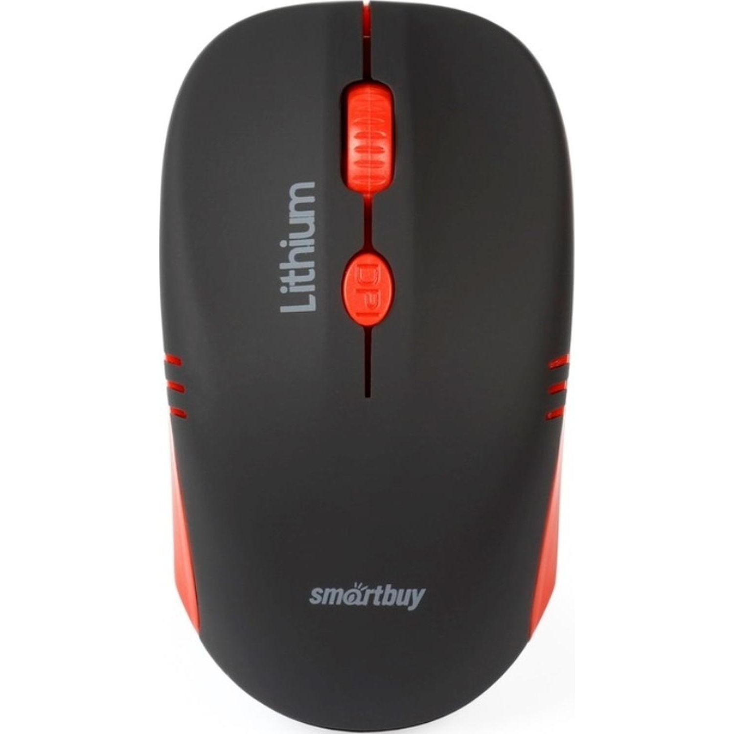 Мышь компьютерная Smartbuy ONE 344CAG черно-красная (SBM-344CAG-KR) - фото 1