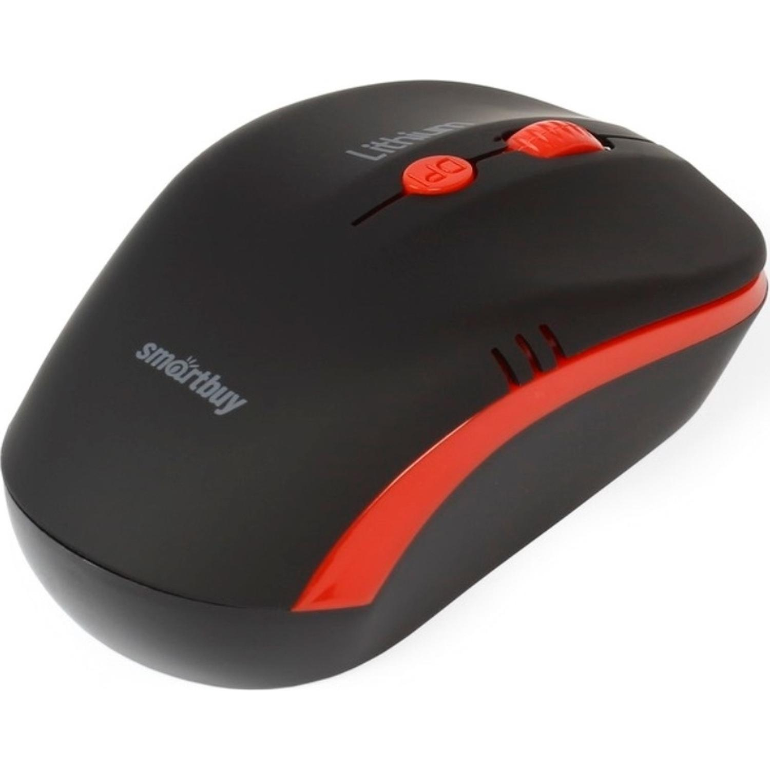 Мышь компьютерная Smartbuy ONE 344CAG черно-красная (SBM-344CAG-KR) - фото 3