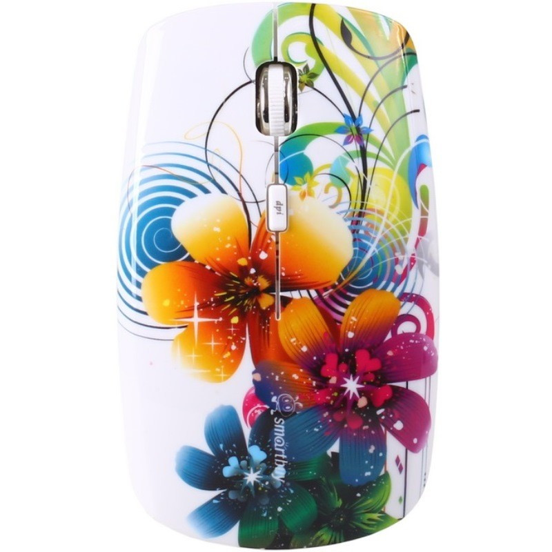 Мышь компьютерная Smartbuy 327AG принт Цветы (SBM-327AG-FL-FC) - фото 2