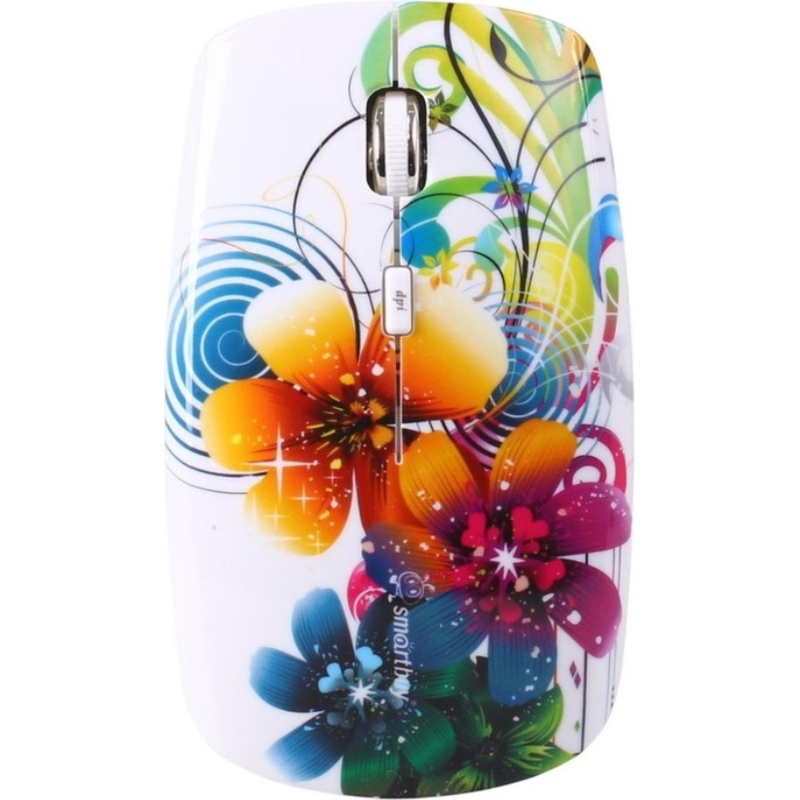 Мышь компьютерная Smartbuy 327AG принт Цветы (SBM-327AG-FL-FC) - фото 1