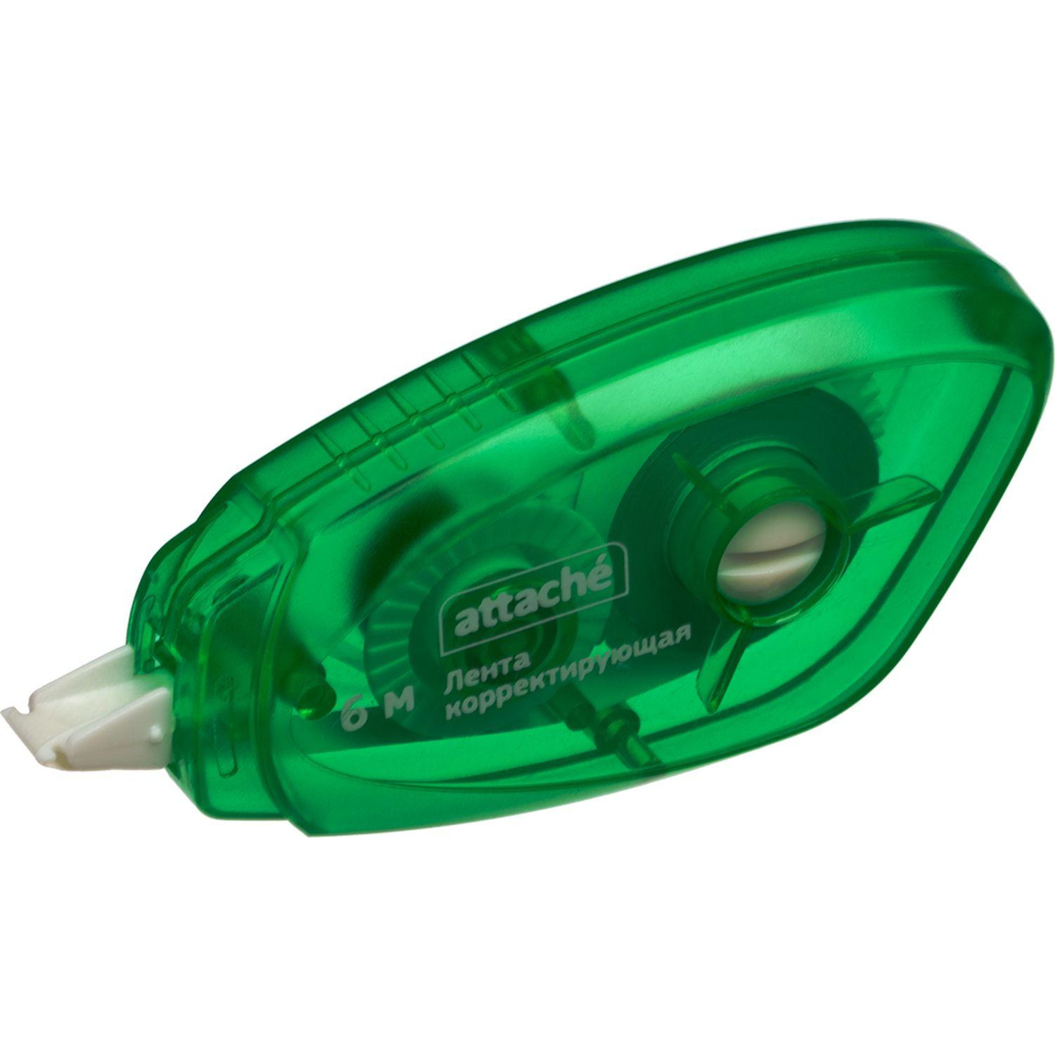 Корректирующая лента Attache 5ммx6м с подкручивающимся механизмом, цвет асс Корректирующая лента Attache 5ммx6м с подкручивающимся механизмом, цвет асс - фото 5
