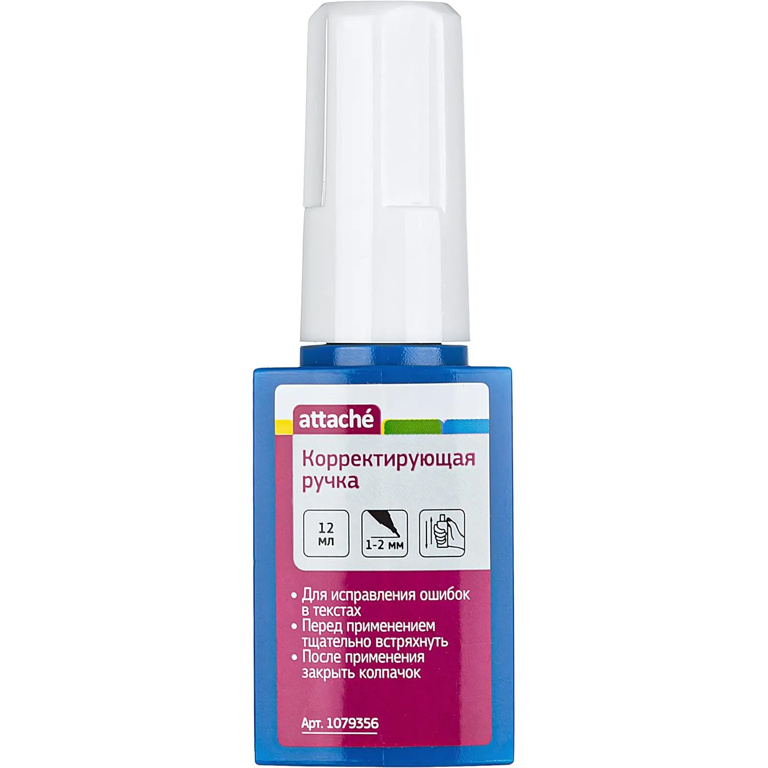 Корректирующий карандаш 12 мл Attache с пластиковым наконечником цвет ассор Корректирующий карандаш 12 мл Attache с пластиковым наконечником цвет ассор - фото 5