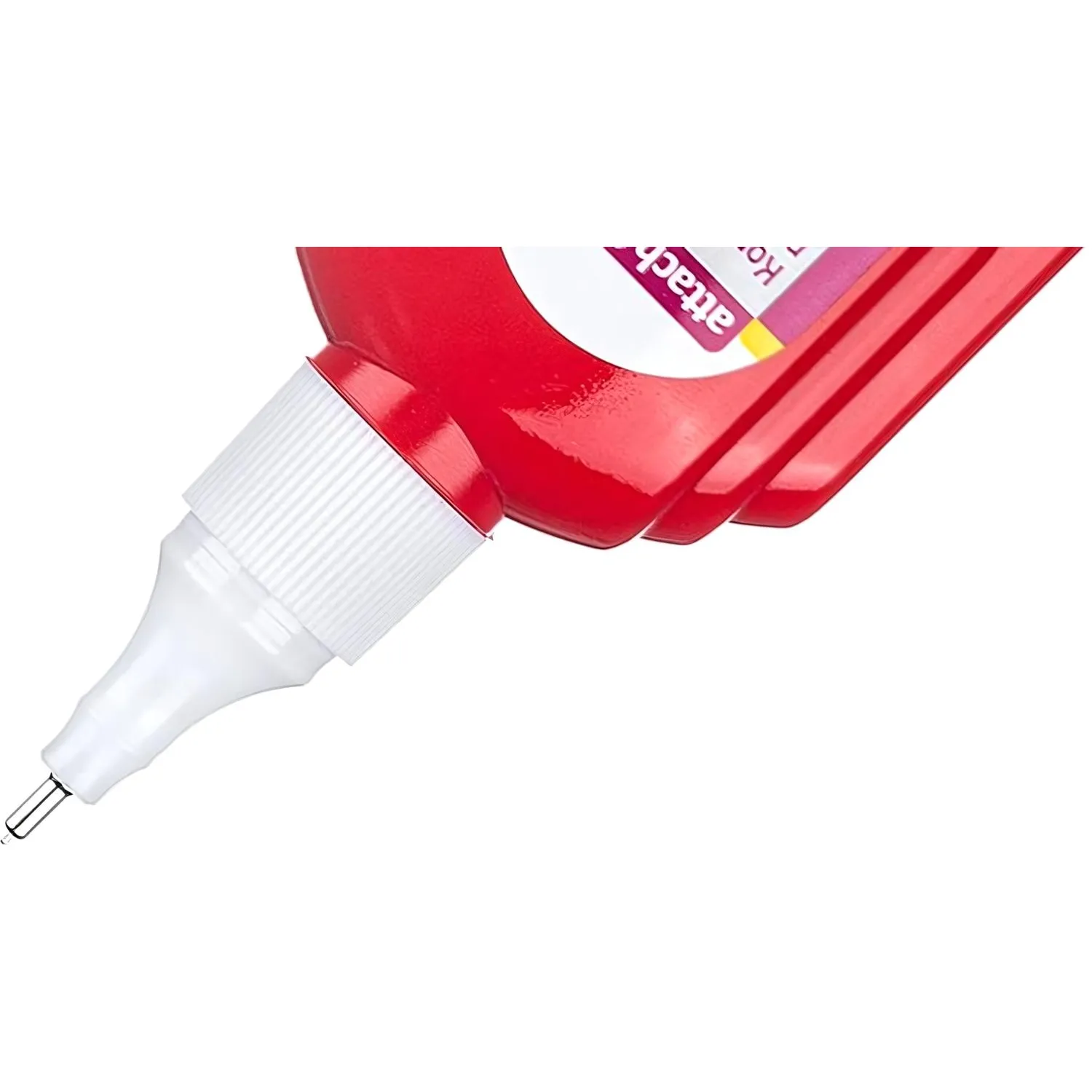 Корректирующий карандаш 18 мл Attache металлический наконечник красная - фото 4