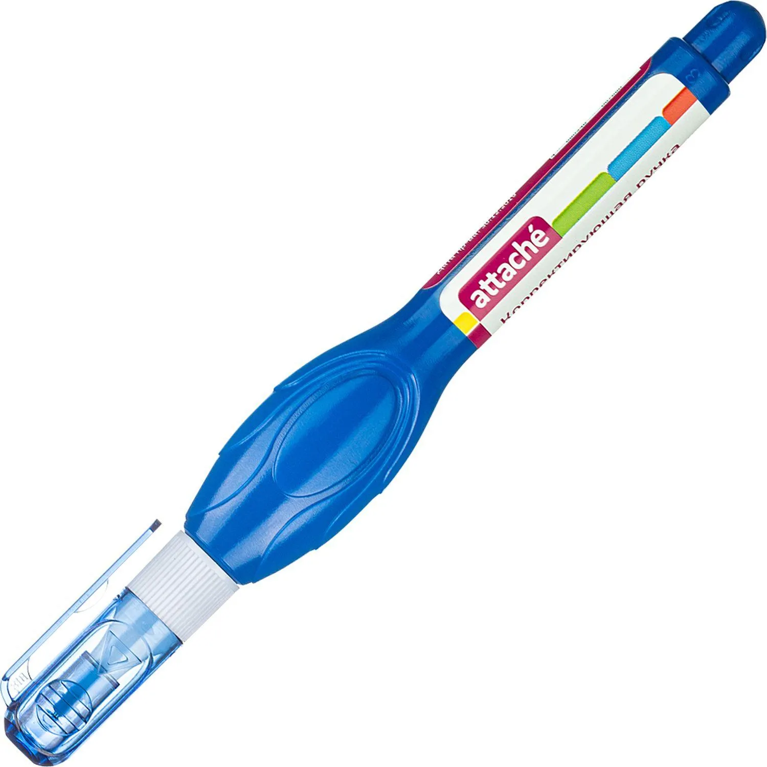 Корректирующий карандаш 5 мл Attache пластиковый наконечник цвет ассорти - фото 3