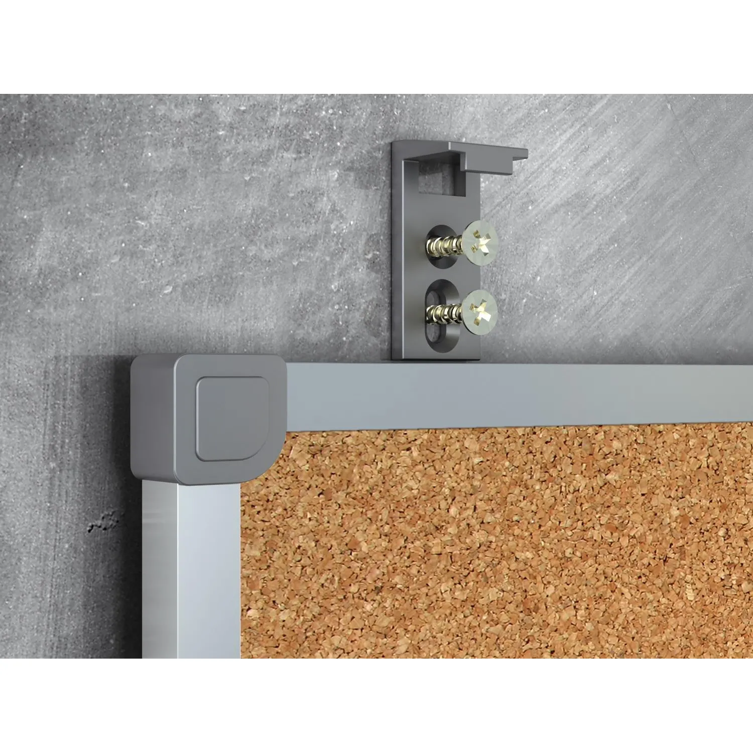 Доска пробковая 60х90 алюмин. рама ATTACHE - фото 4