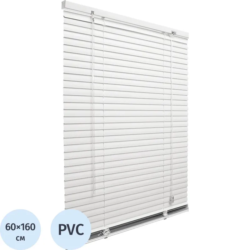 Жалюзи SKR Горизонтальные пластиковые Белый 60х160 - фото 1