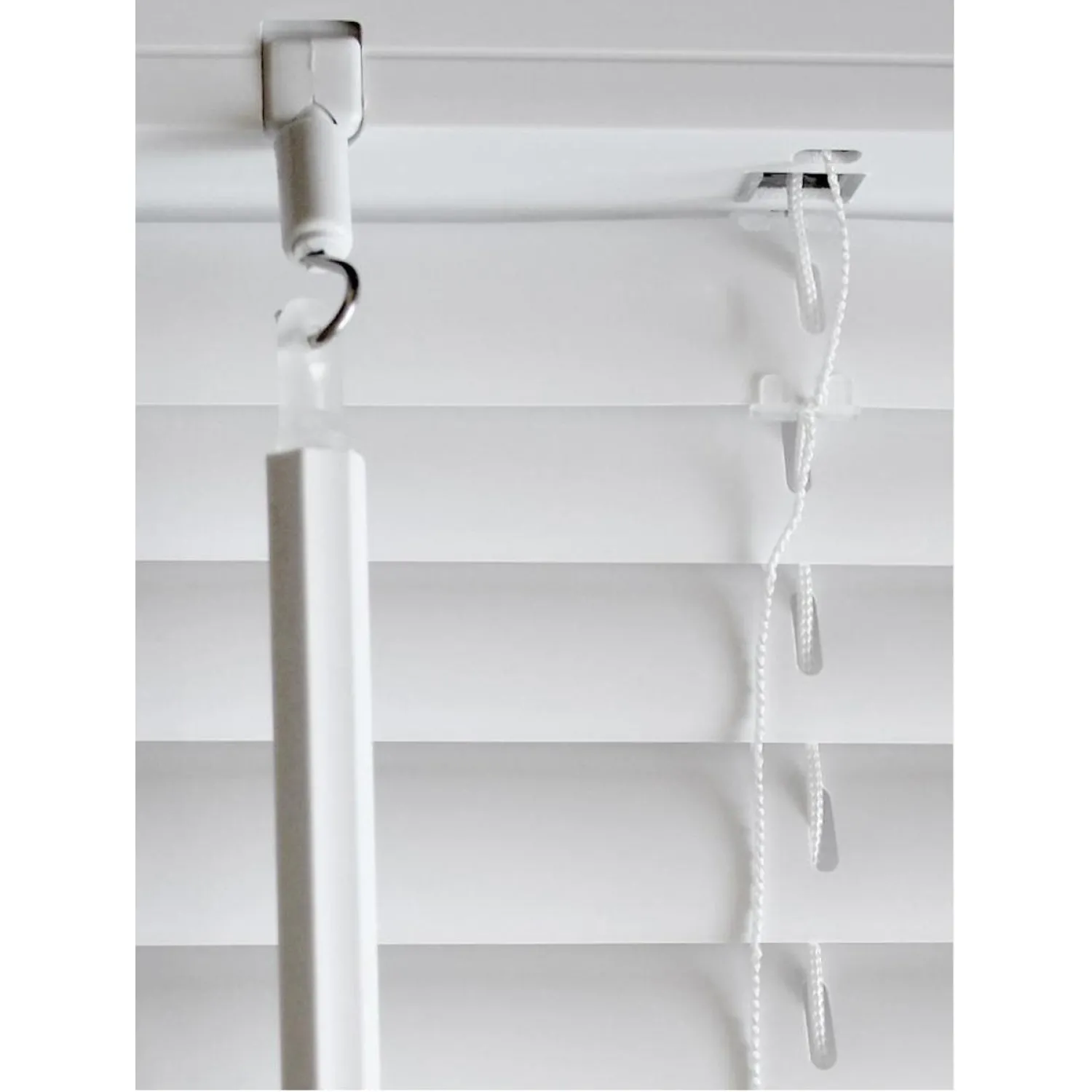 Жалюзи SKR Горизонтальные пластиковые Белый 60х160 - фото 4