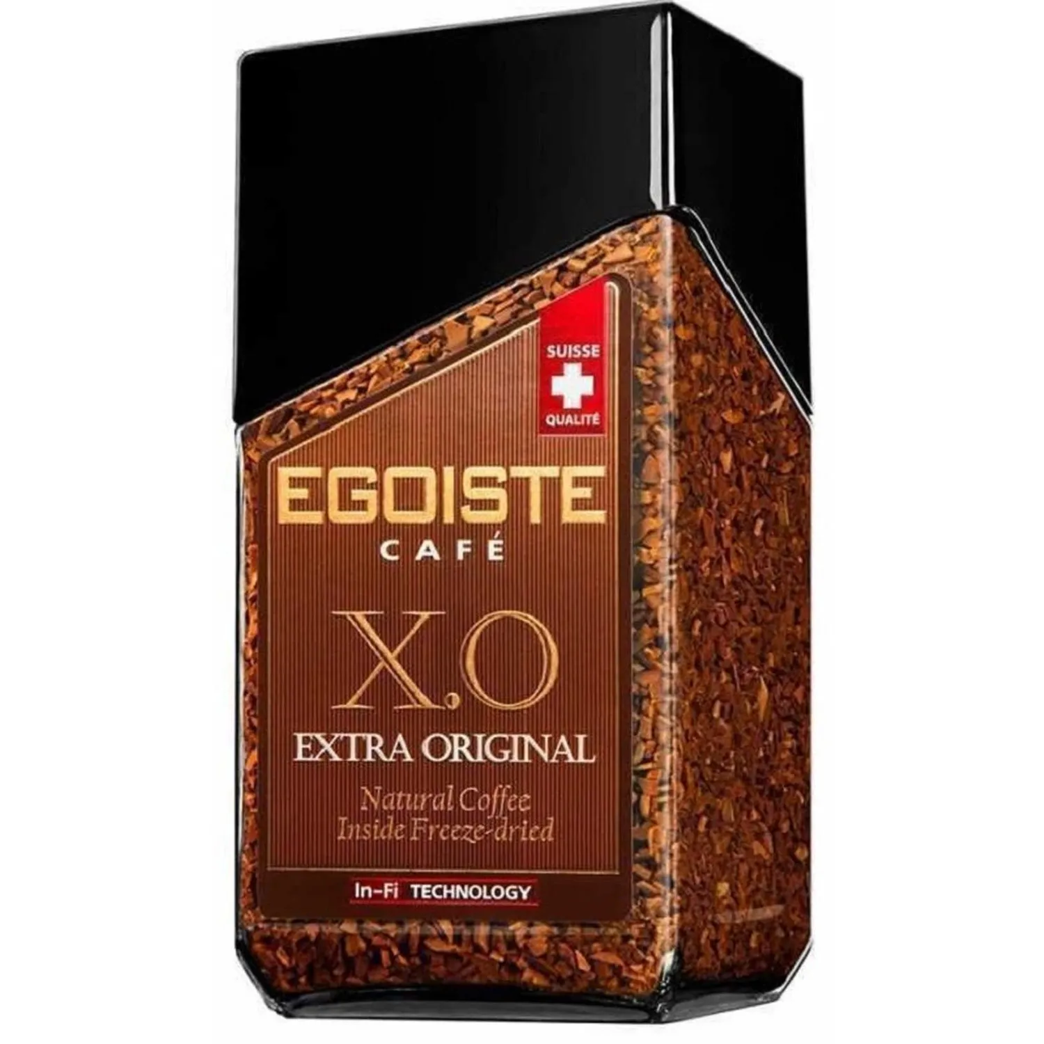 Кофе EGOISTE  X.O. Extra Original растворимый, 100г стекло - фото 5