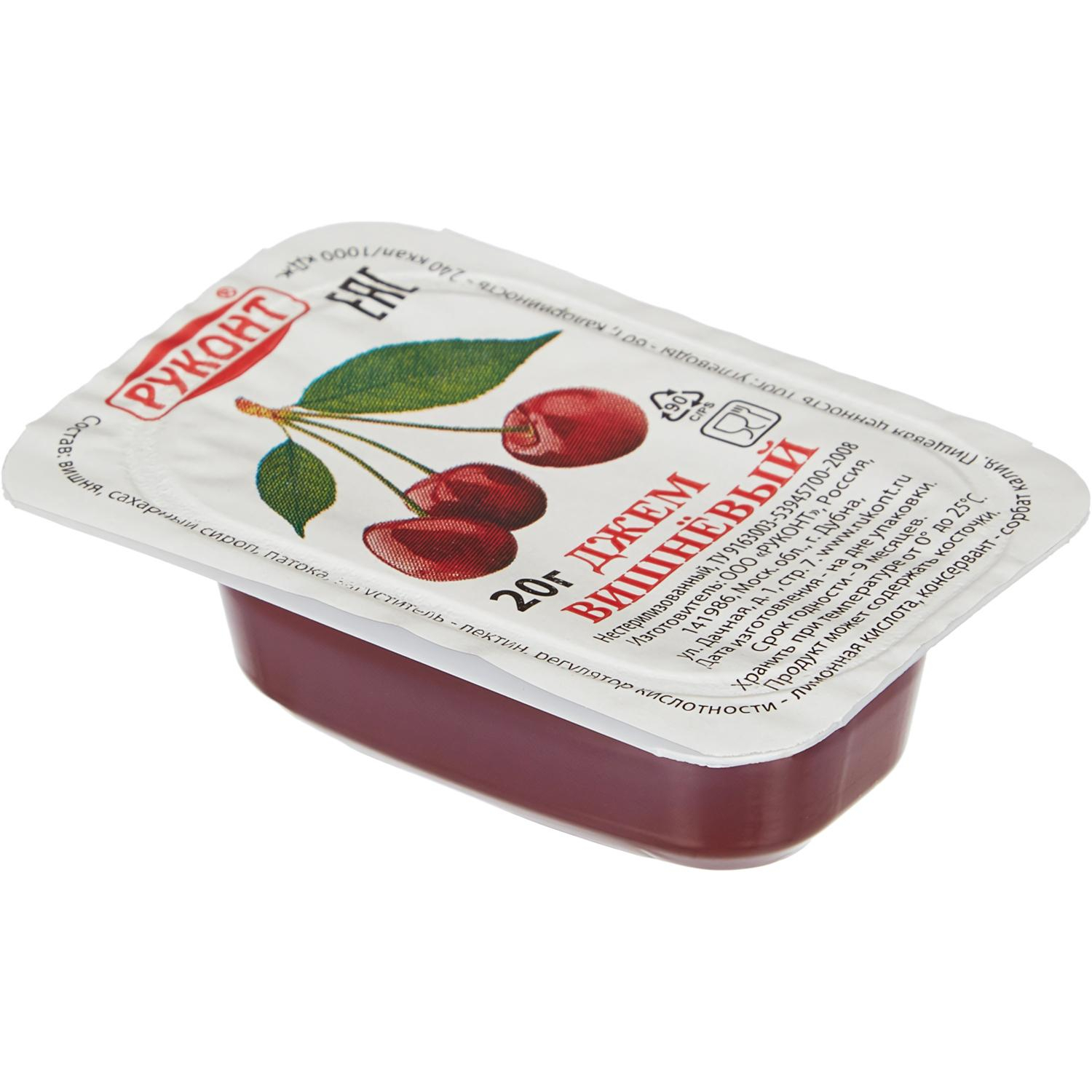 Джем Руконт порц. вишня 20г/шт 20 шт/уп - фото 3