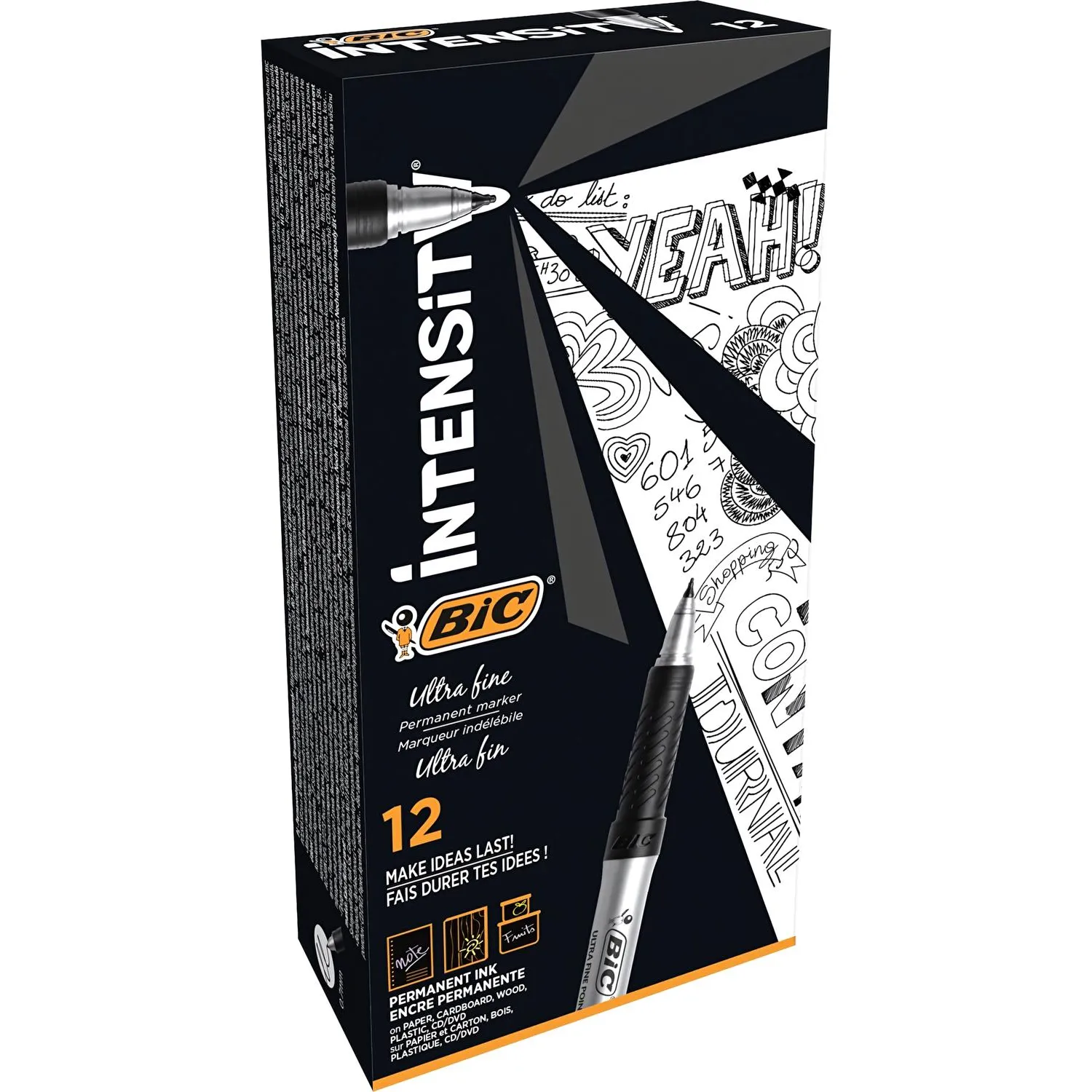 Маркер для CD BIC резиновый грип, черный, 0,7 мм. - фото 4