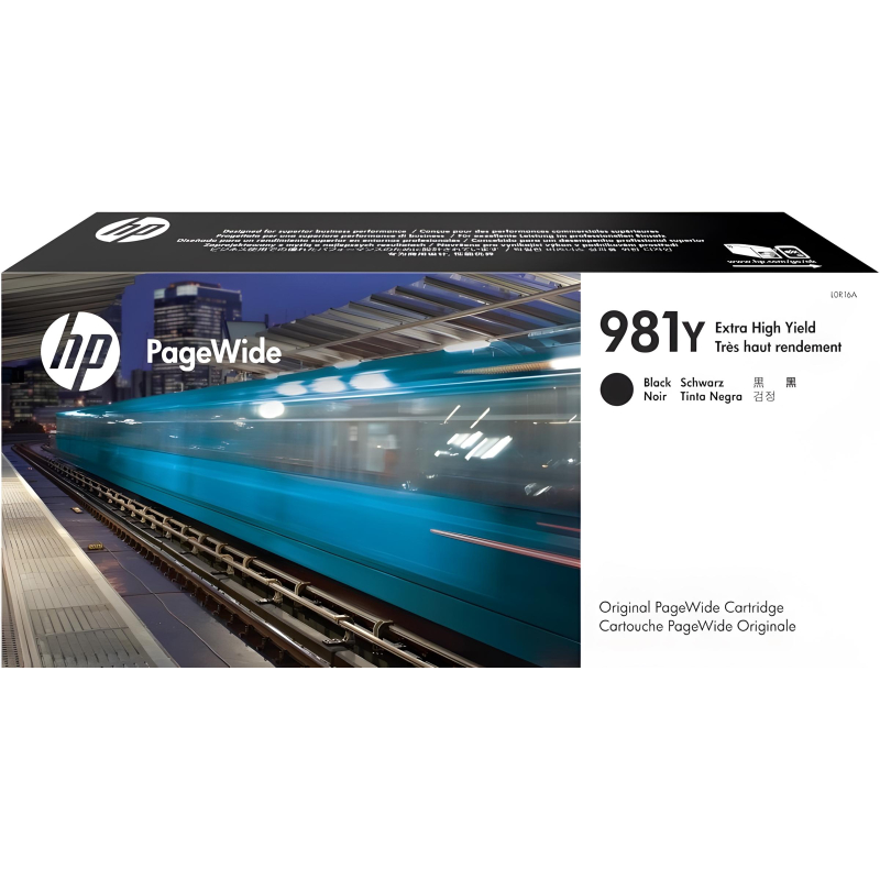 Картридж струйный HP 981Y L0R16A чер. экстра.пов.емк. для PW Ent 556/MFP586 - фото 1