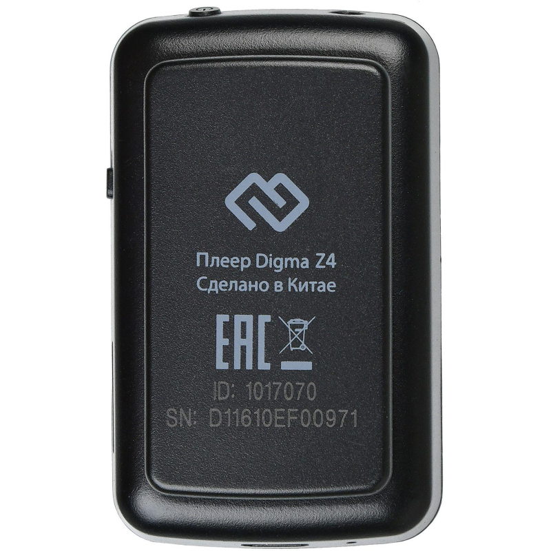 Плеер MP3 Digma Z4 BT 16Gb черный/1.5/FM/microSDHC/clip - фото 2