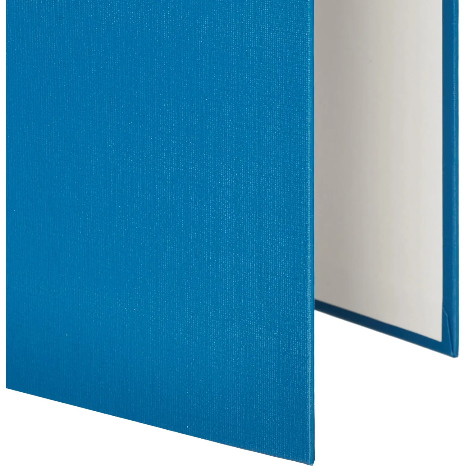 Папка-регистратор с ароч.мех. PVC без мет/уг 125мм синий,ПБП1,карм.кор - фото 3