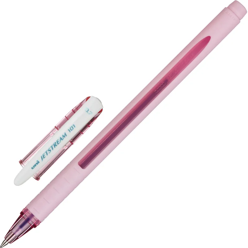 Ручка шариковая неавтомат. Uni Jetstream SX-101FL-07 L.PINK BLUE 0,7 - фото 1