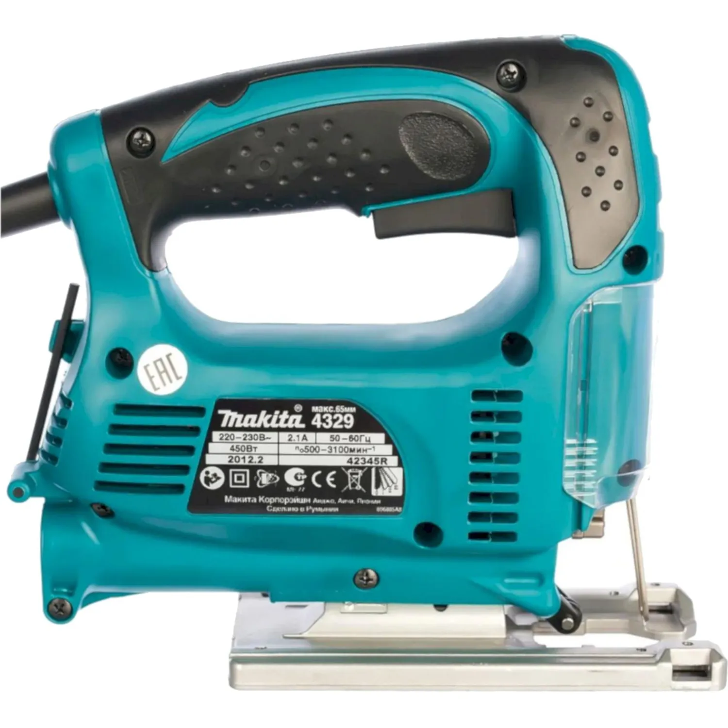 Электролобзик MAKITA 450Вт, маятник (4329) - фото 2