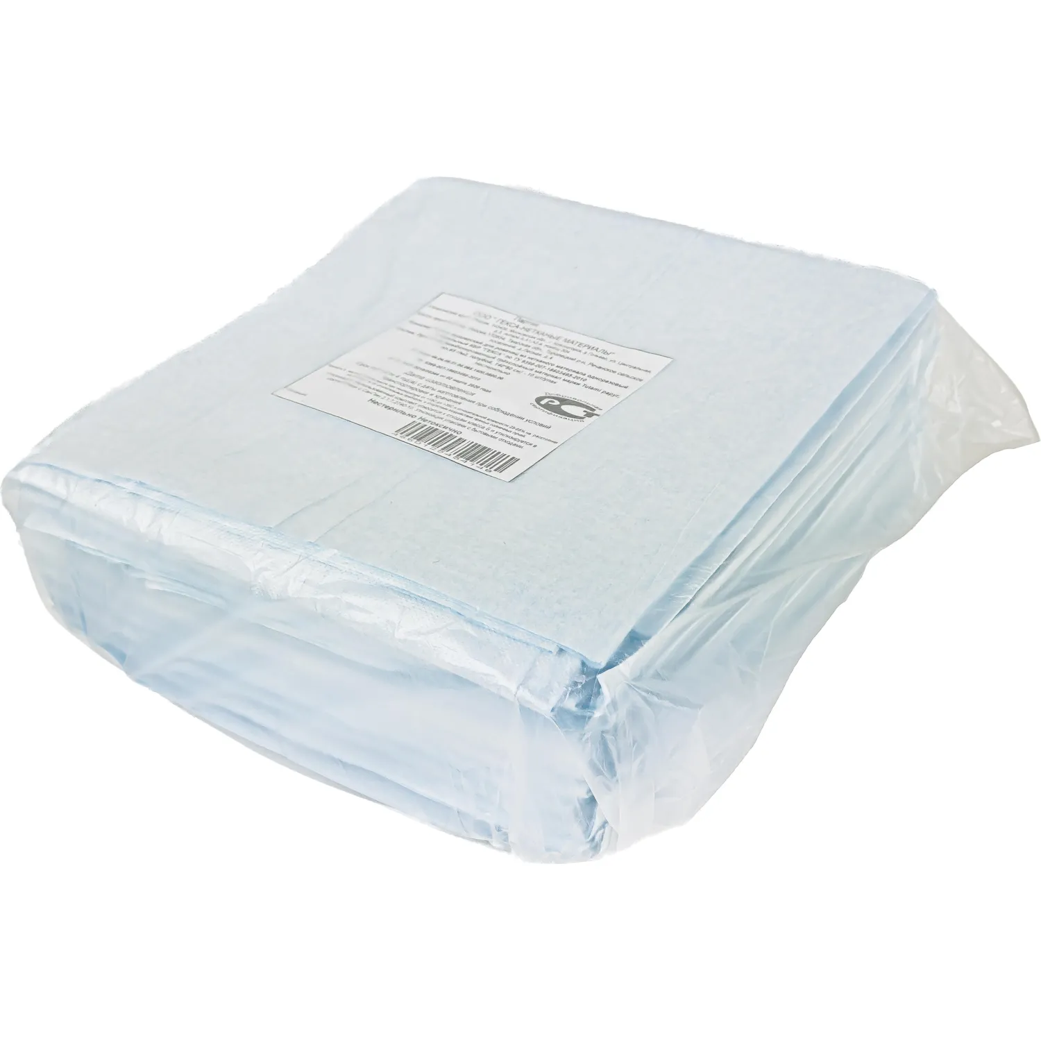 Простыня н/с бум.ламинир.140х80 10 шт/уп,индив.сложение  Гекса - фото 2