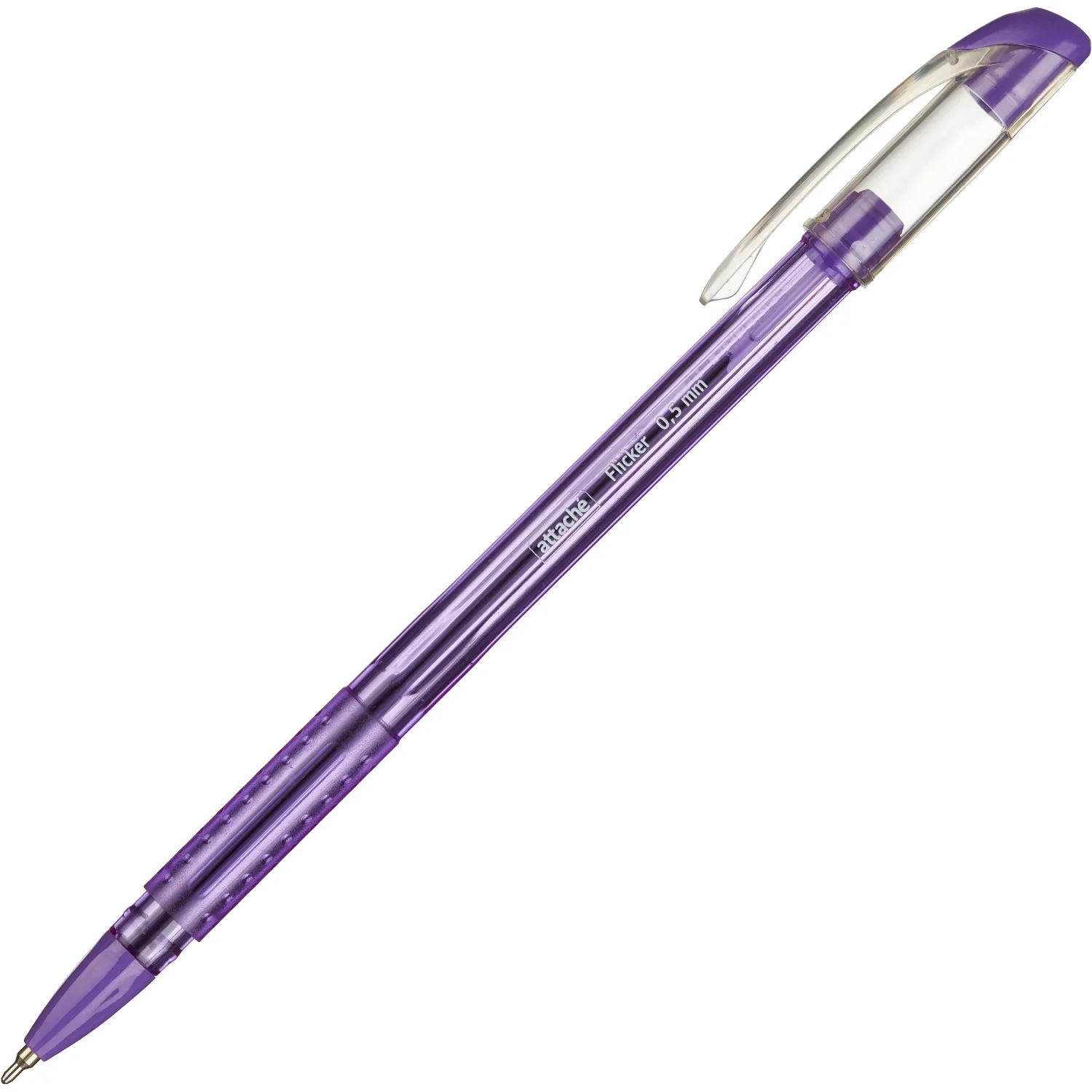 Ручка шариковая неавтомат. Attache Flicker син,масл,манж,асс - фото 6