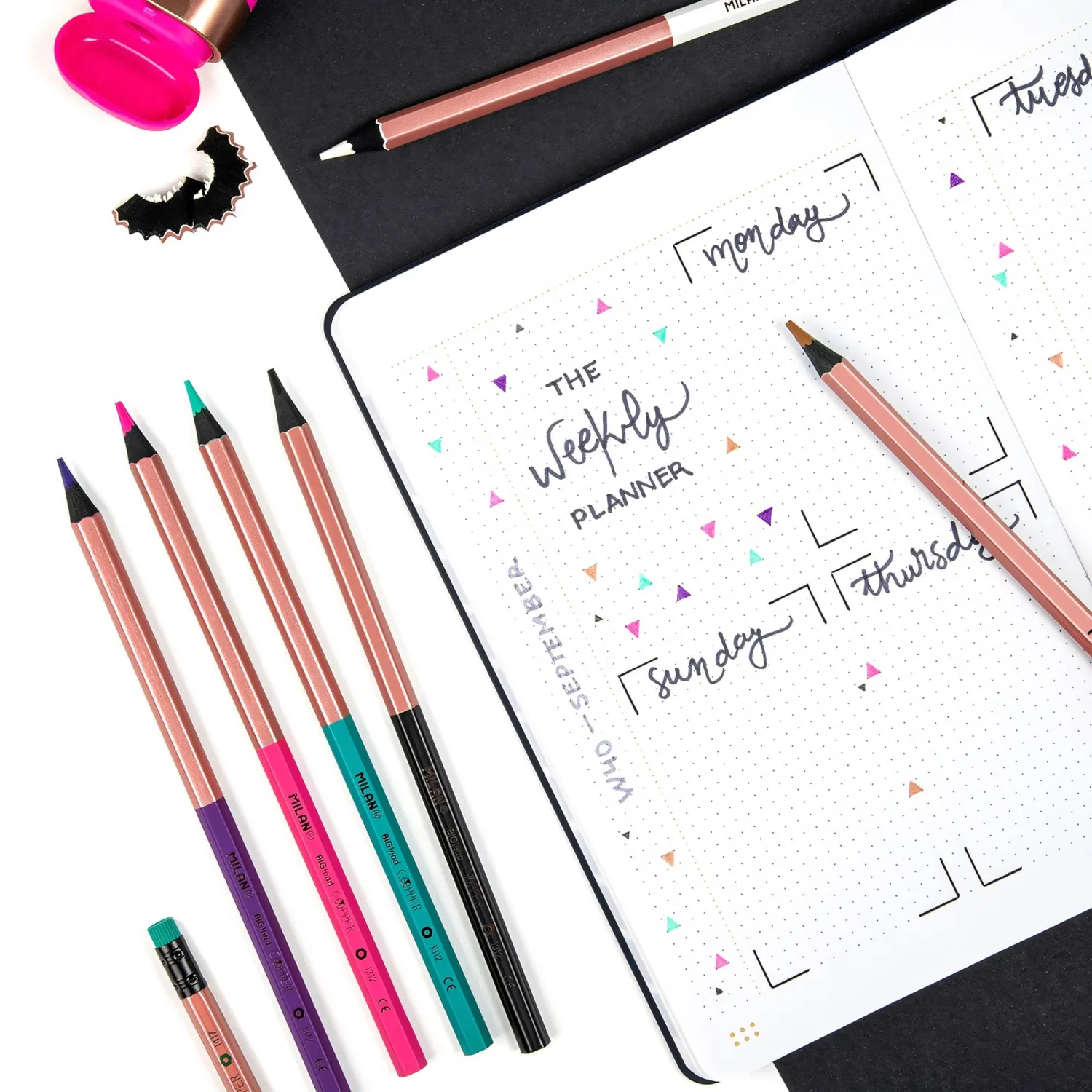 Карандаши цветные Milan Copper, 6 цв., 713206 - фото 4