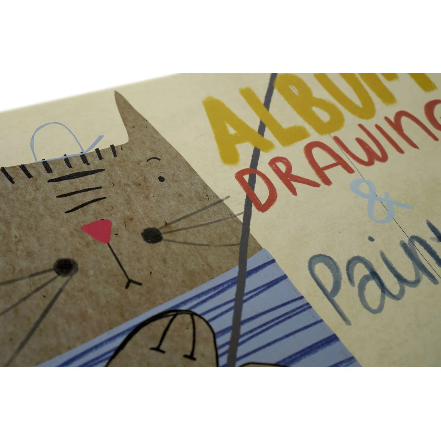 Альбом для рисования Kroyter 40л А4,склейка,блок 100гр, Мяу 00041 - фото 4