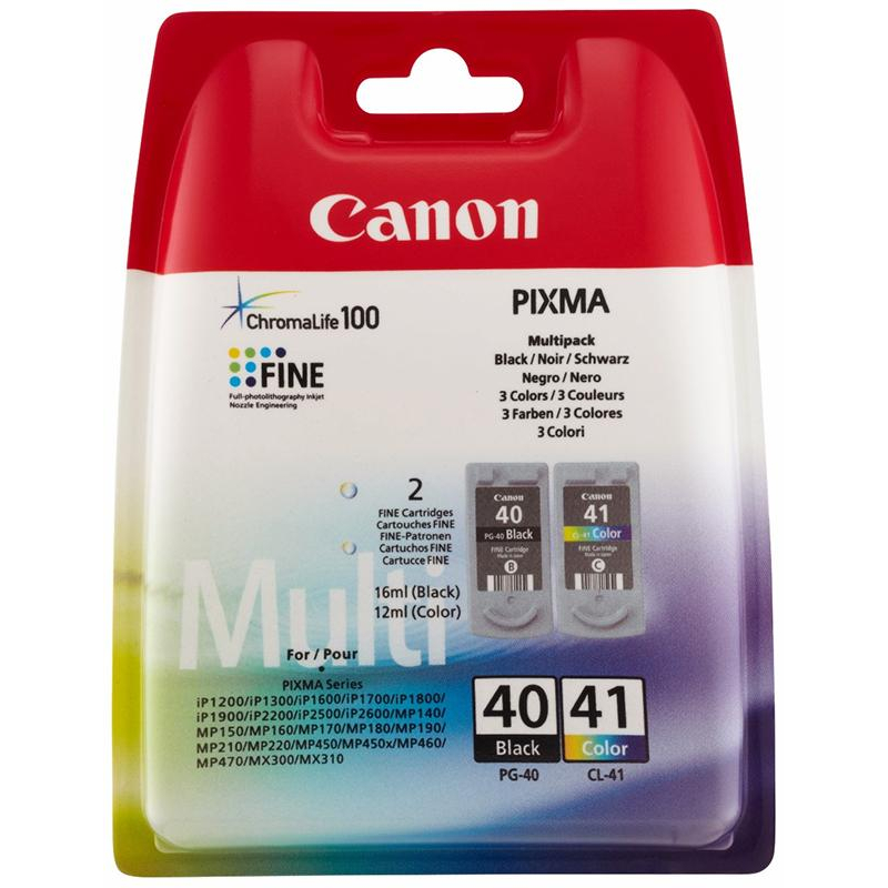 Картридж струйный Canon PG-40/CL-41(0615B043) чер./цв.для Pixma MP150/170 - фото 1