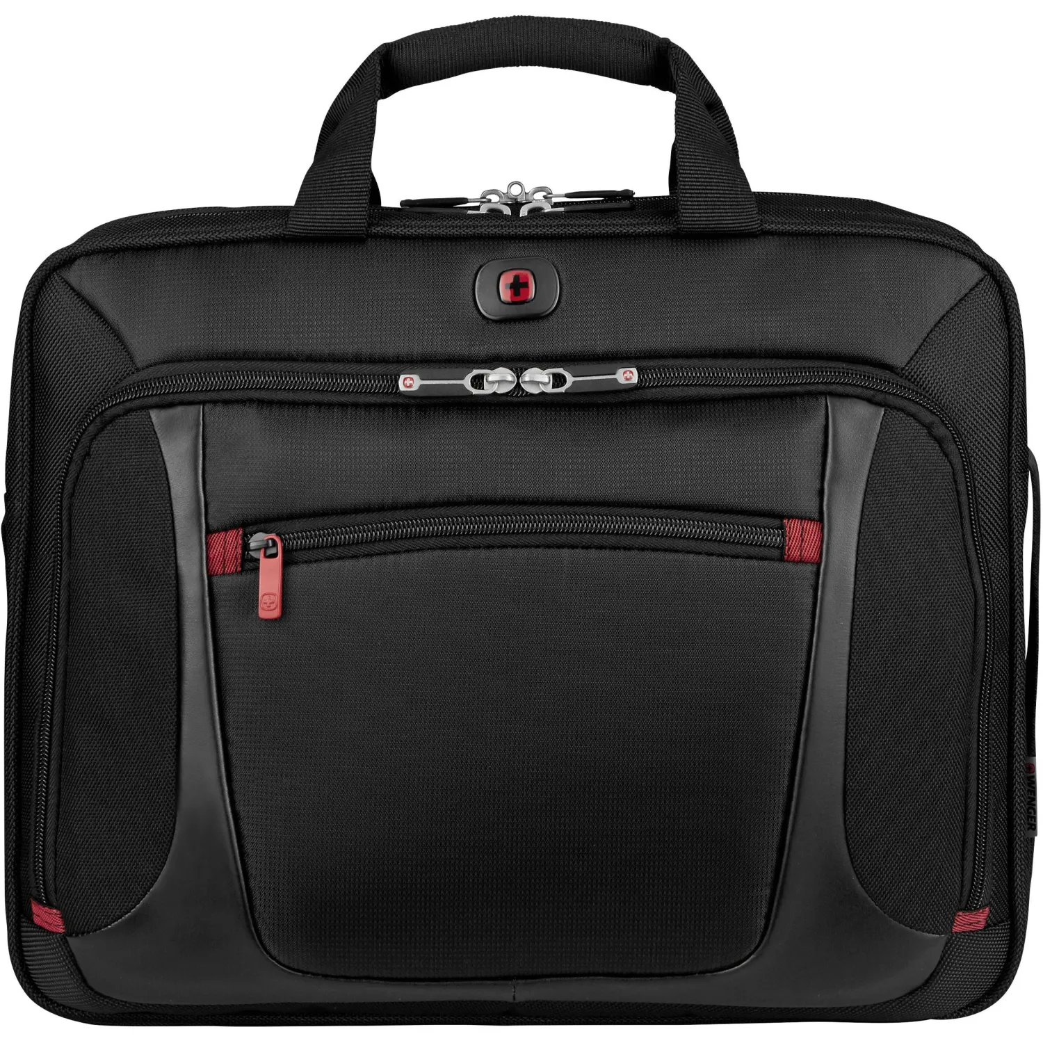 Портфель WENGER для ноутбука, черн, полиэстер/ПВХ, 40x15x33 см, 9 л 600643 - фото 1