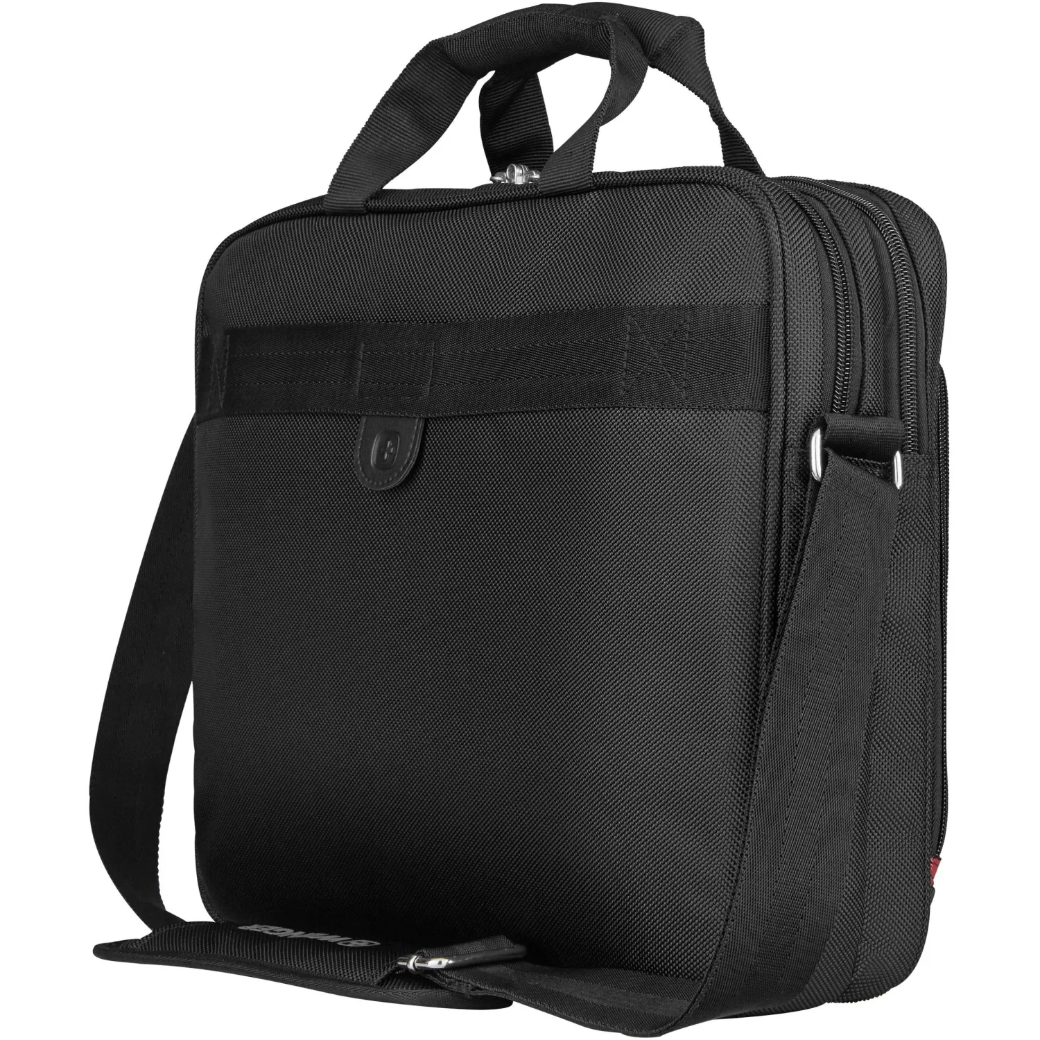 Портфель WENGER для ноутбука, черн, полиэстер/ПВХ, 40x15x33 см, 9 л 600643 - фото 2