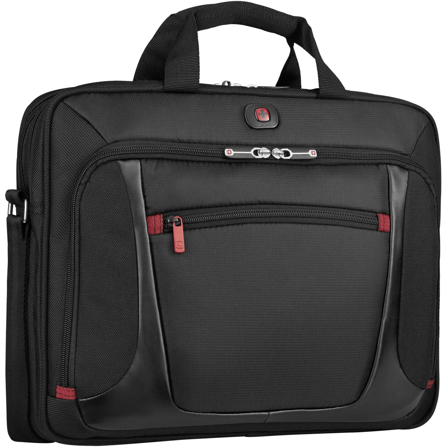 Портфель WENGER для ноутбука, черн, полиэстер/ПВХ, 40x15x33 см, 9 л 600643 - фото 3