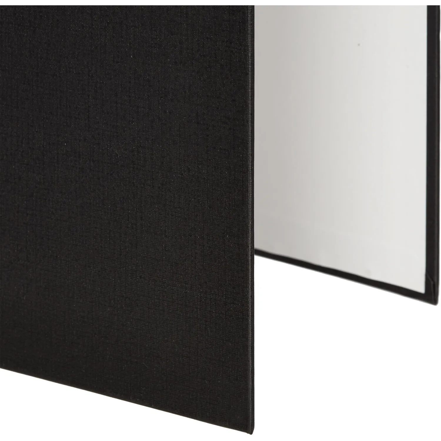 Папка-регистратор с ароч.мех. PVC без мет/уг 125мм черная,ПБП1,карм.кор - фото 3