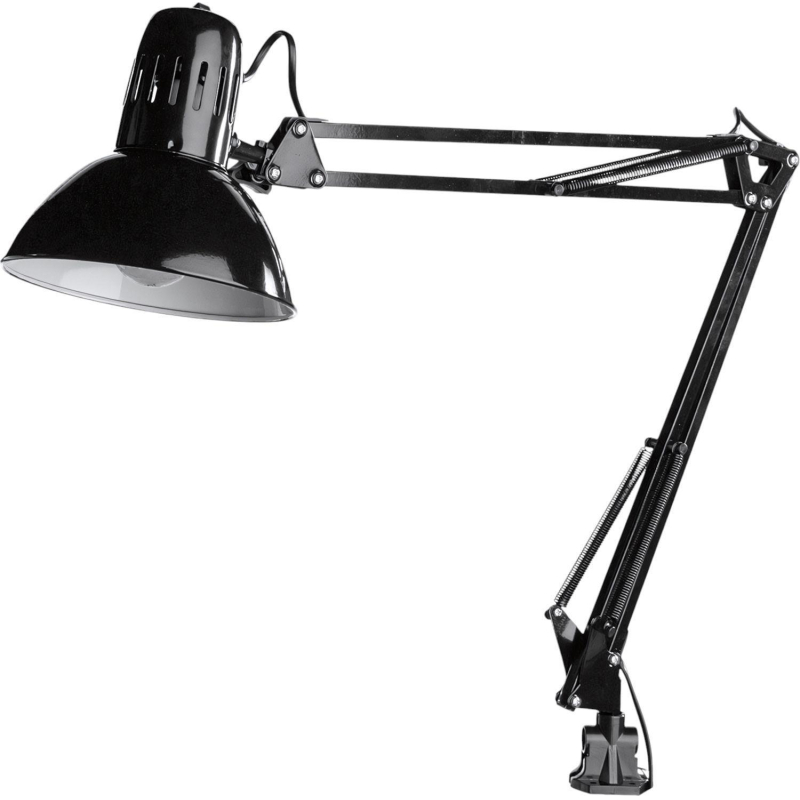Светильник Arte Lamp A6068LT-1BK струбцина черный E27 40Вт - фото 1