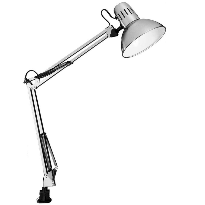 Светильник Arte Lamp A6068LT-1SS струбцина хром E27 40Вт - фото 1